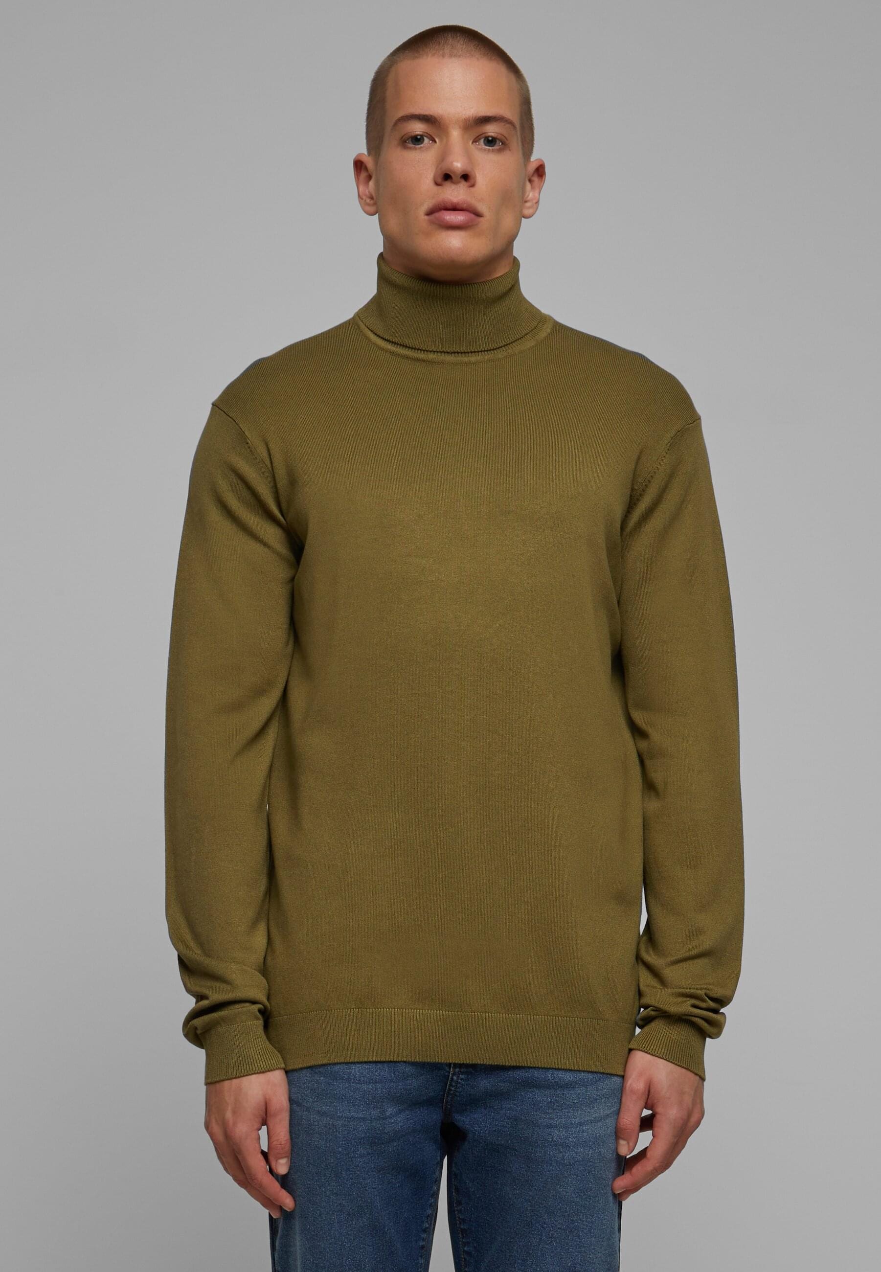 URBAN CLASSICS Rundhalspullover »Urban Classics Herren Knitted Turtleneck Sweater«