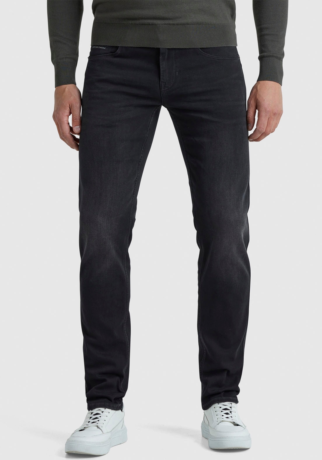 PME LEGEND Herren Regular-fit-Jeans "Nightflight PTR120", schwarz, Gr. 34, Denim/Jeans, Obermaterial: 76% Baumwolle, 21% Polyester, 3% Elasthan,