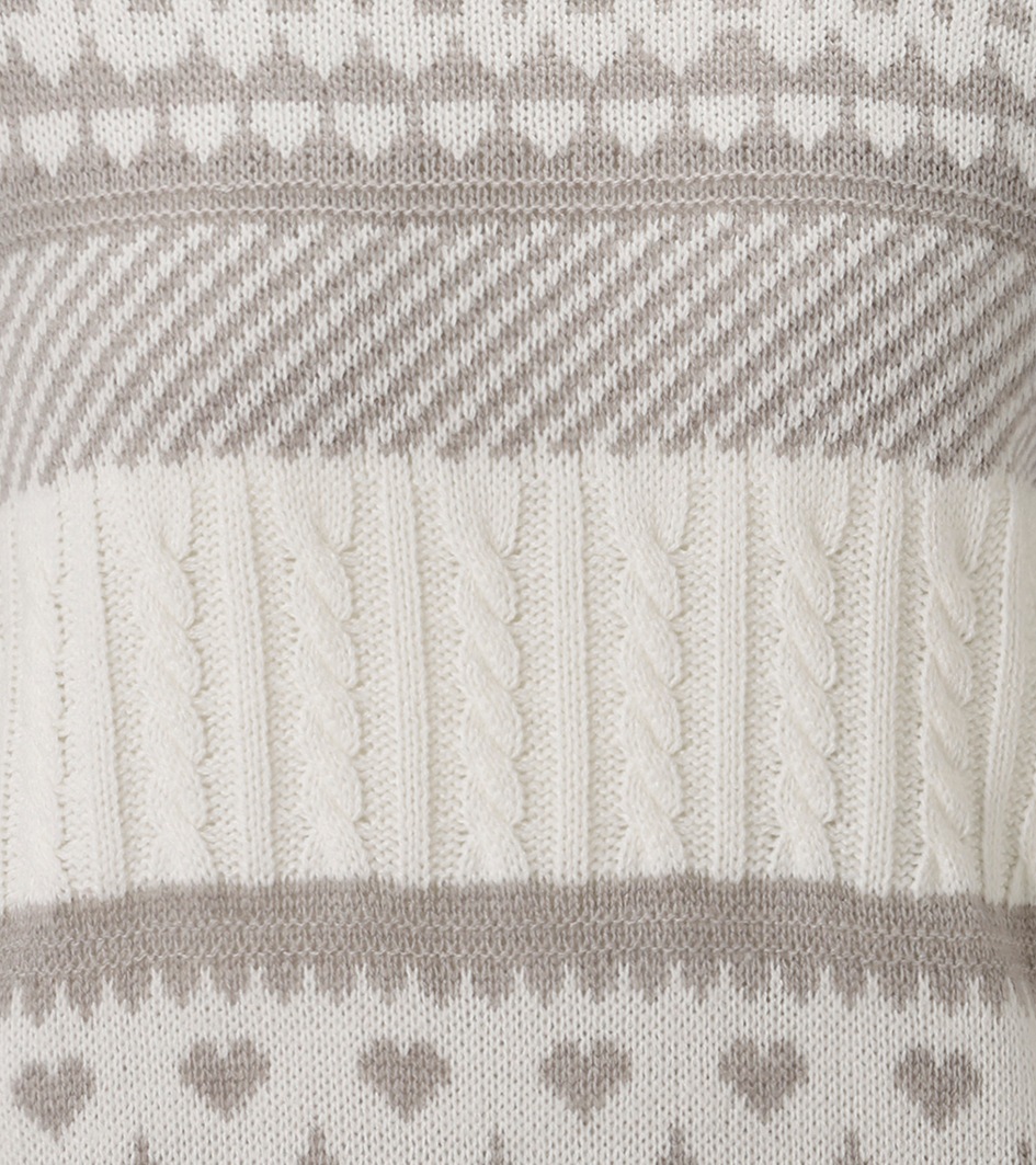 Aniston CASUAL Strickpullover, im trendigen Muster-Mix - NEUE KOLLEKTION