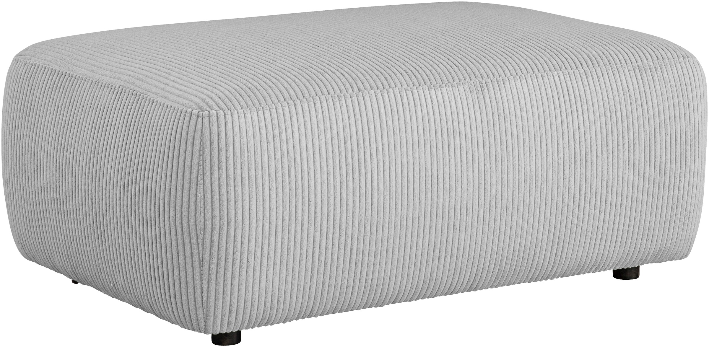 INOSIGN Polsterhocker "Torge, Hocker in Cord, Samtvelours oder Struktur", p günstig online kaufen