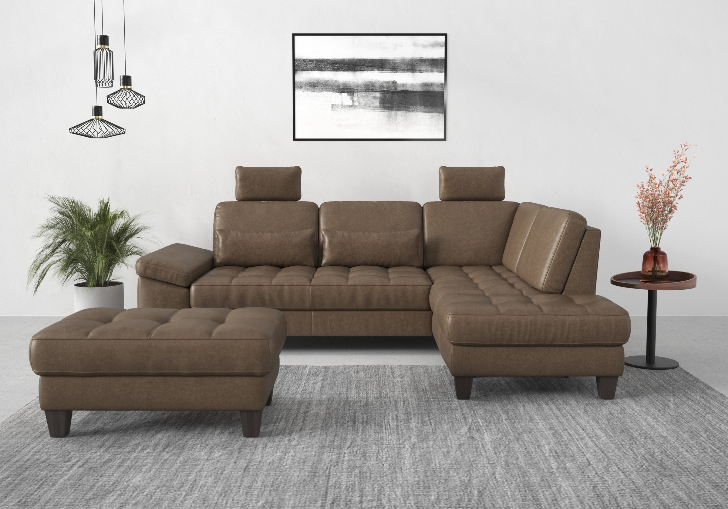 sit&more Stauraumhocker »Westham«, wahlewise mit/ohne Federkern