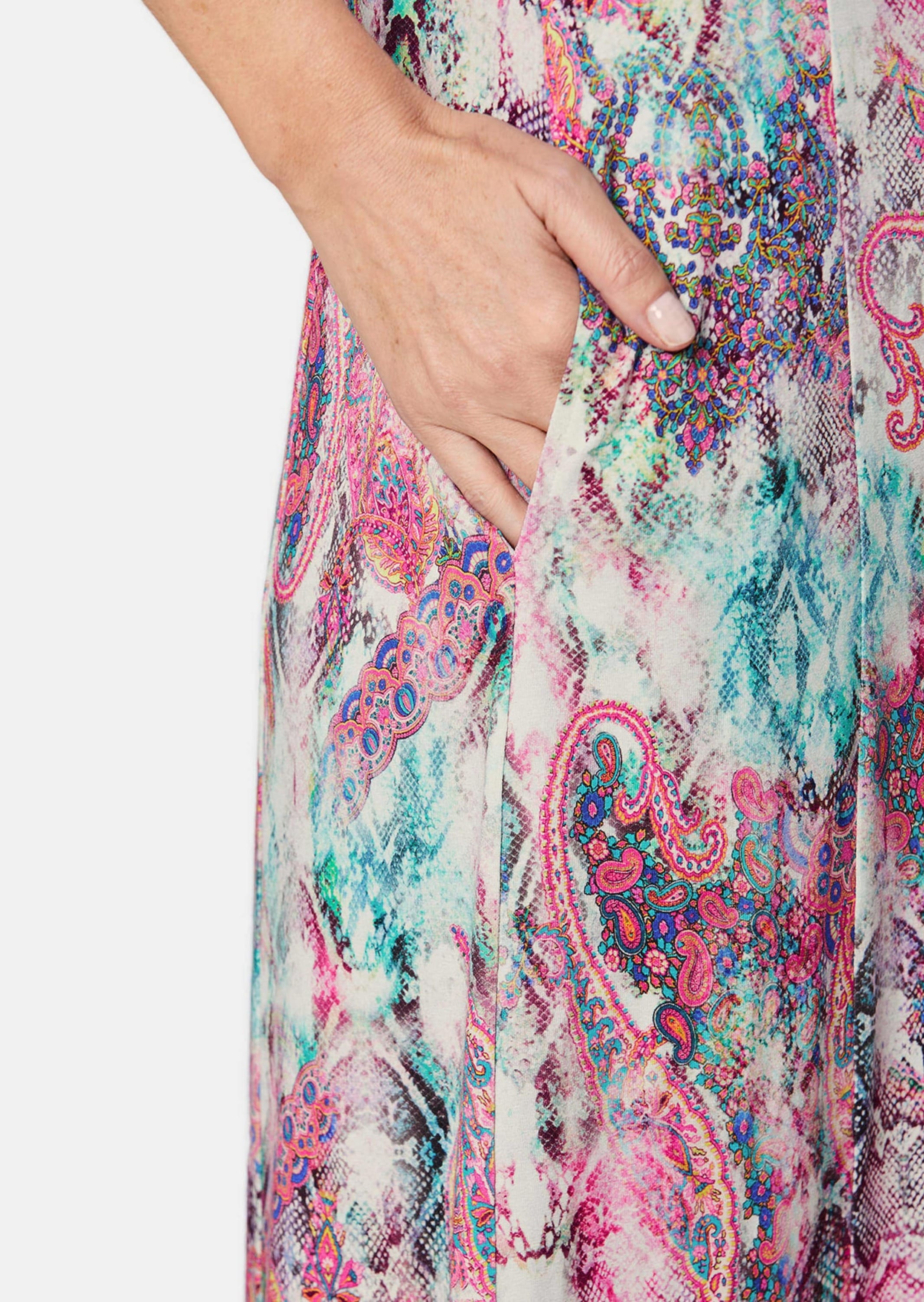 GOLDNER Jerseykleid »Druckkleid Elastisches Jerseykleid mit modischem Druck«