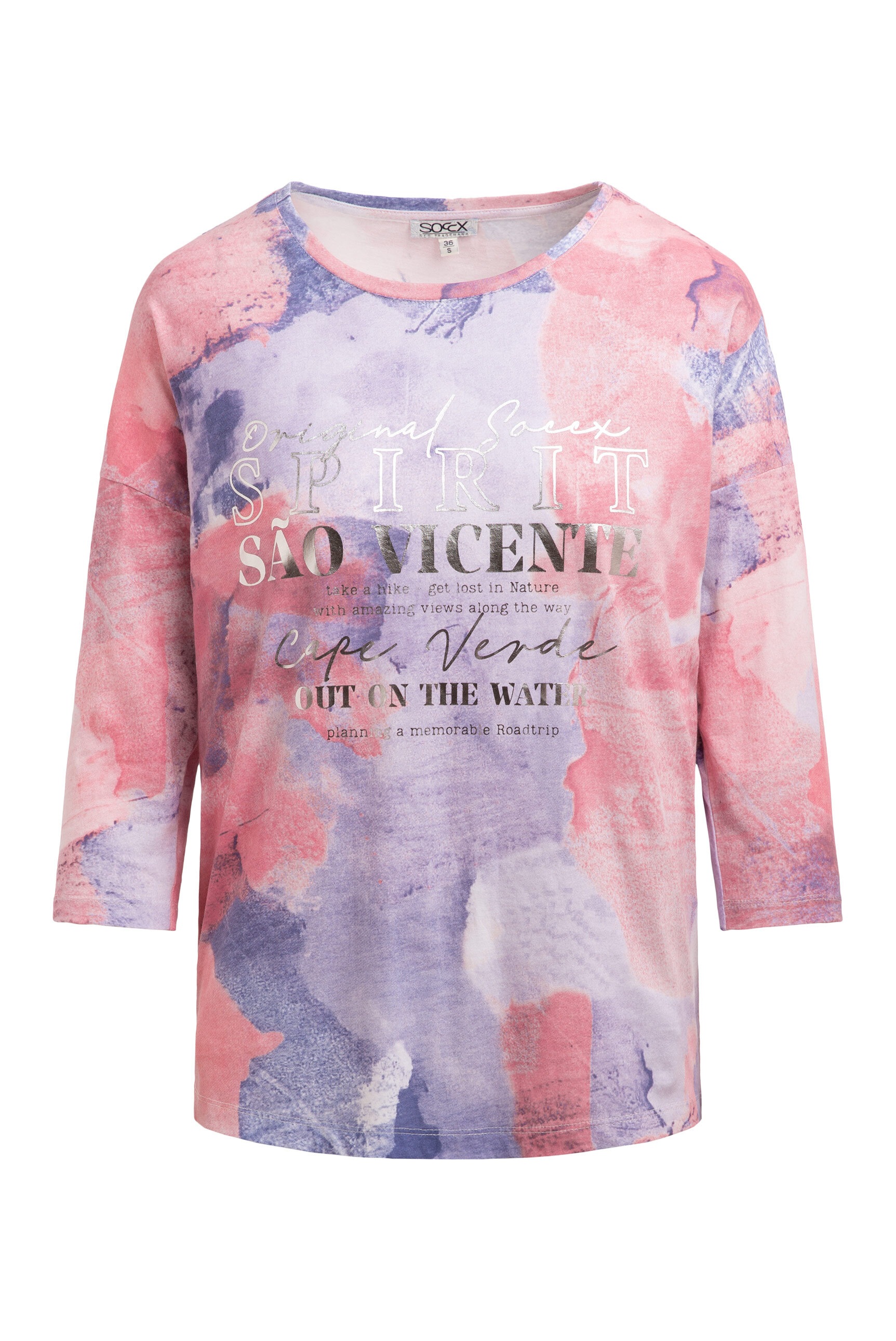 SOCCX Rundhalsshirt aus Baumwolle günstig online kaufen