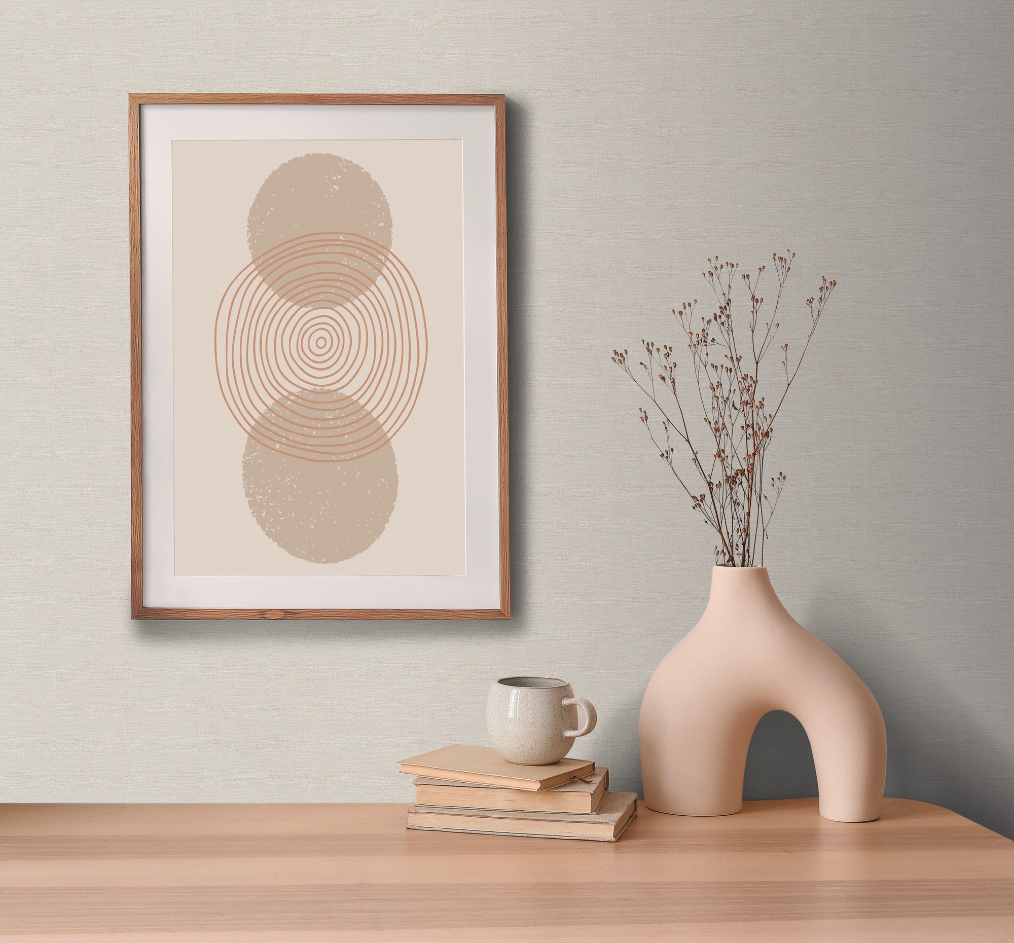 living walls Vliestapete »Wasserfarben-Fototapete Künstlerisch« matt glatt