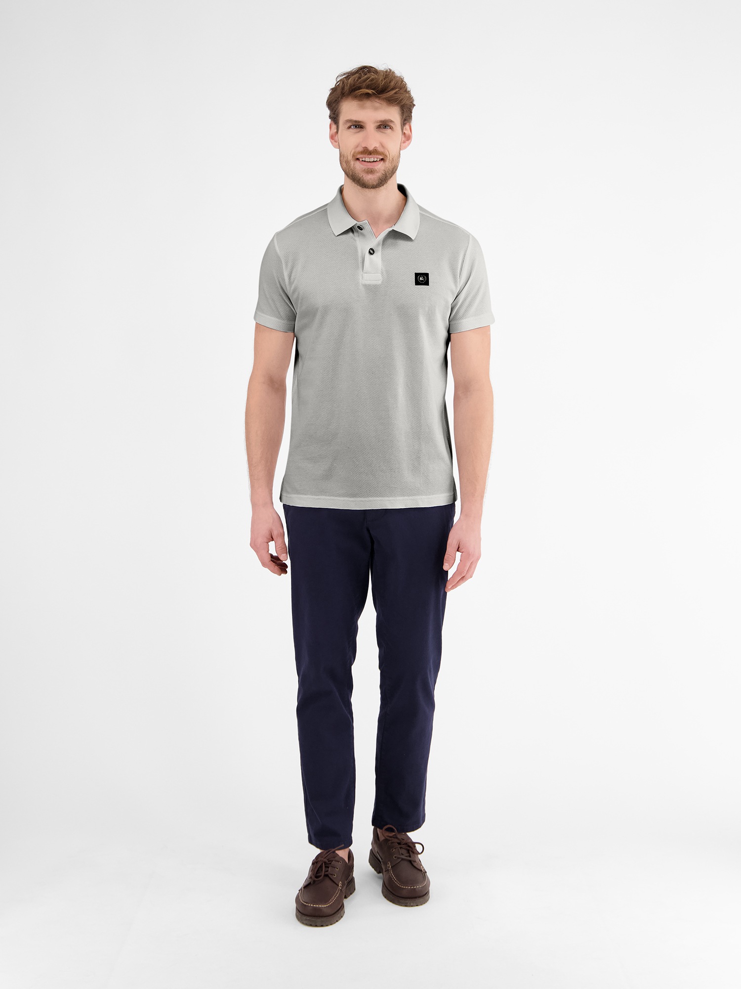 LERROS Poloshirt »LERROS Poloshirt in weicher Waffelpiquéqualität«
