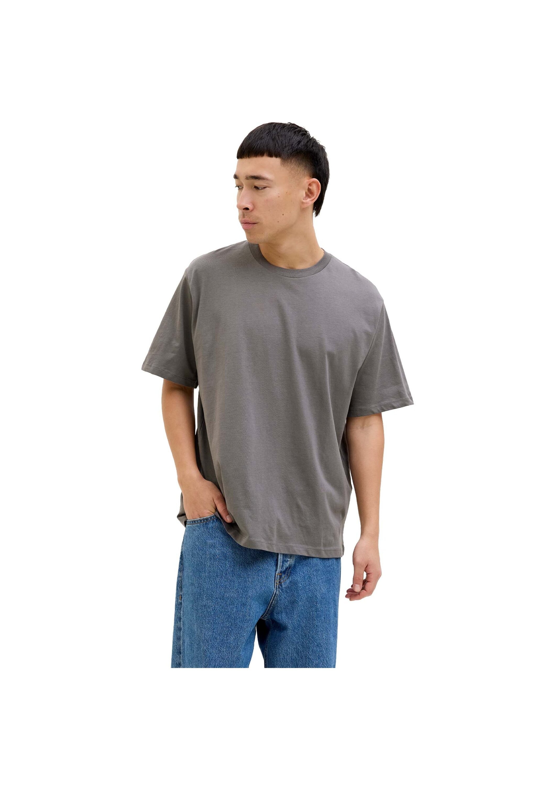 Jack & Jones T-Shirt »T-Shirt JJHUGO LOOSE TEE SS CREW NECK 5er Pack« 5 tlg.