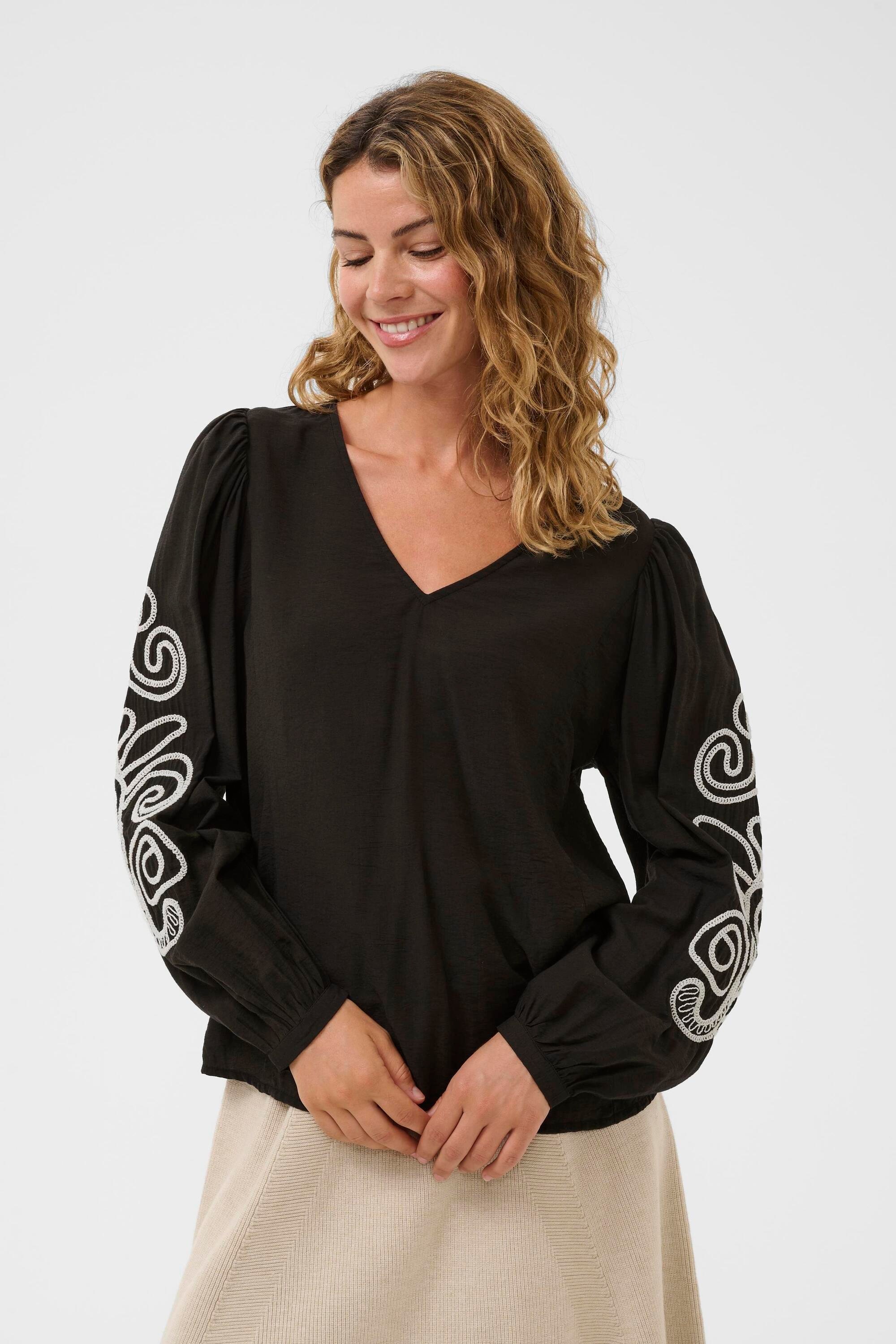 Cream Langarmbluse »Damen Bluse langarm CRDanielle«