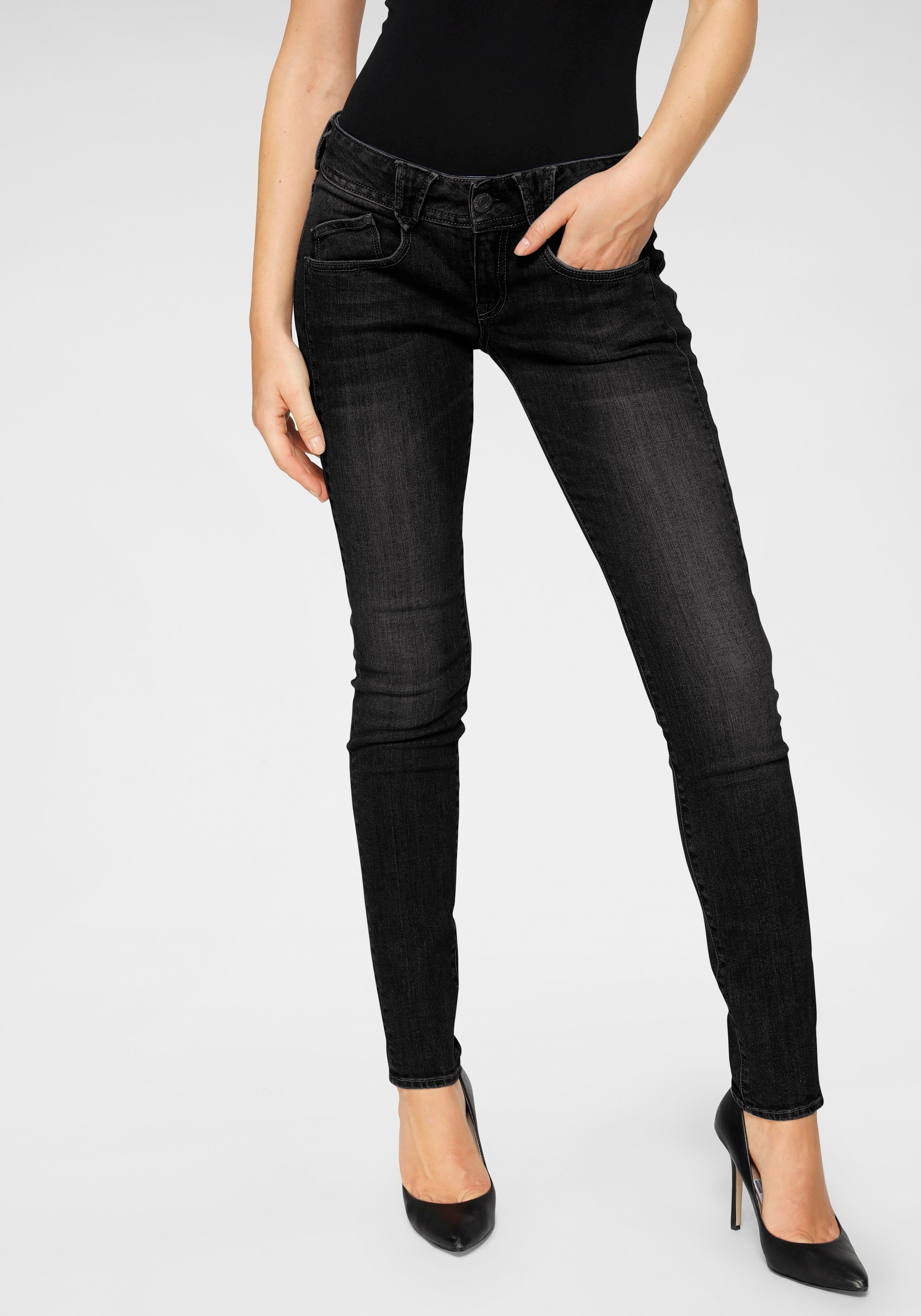 Herrlicher Röhrenjeans JAYDEN, mit leichtem Push-Up Effekt