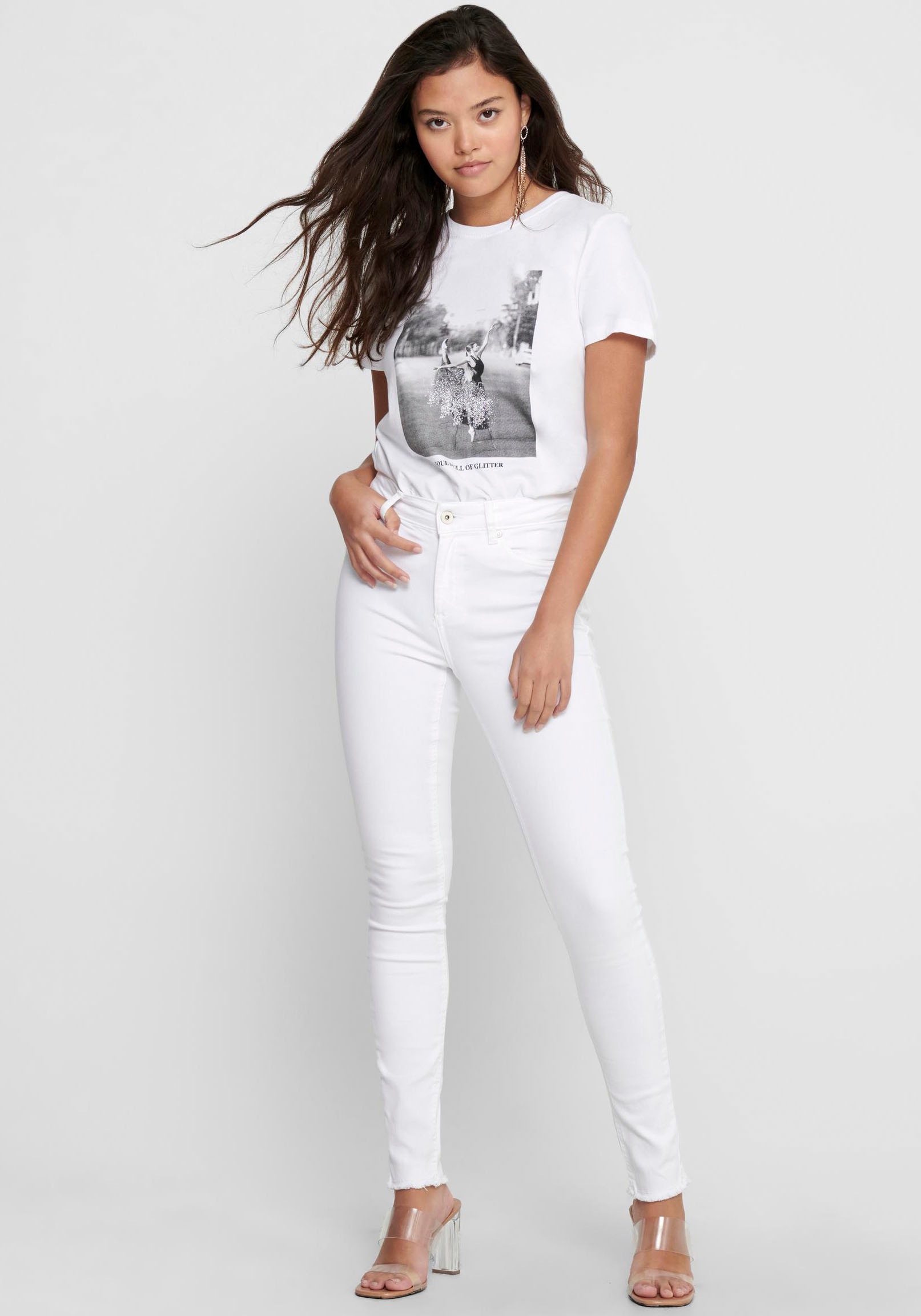 ONLY Jeans Skinny Fit ONLBLUSH weiss   S/L34 damen 3