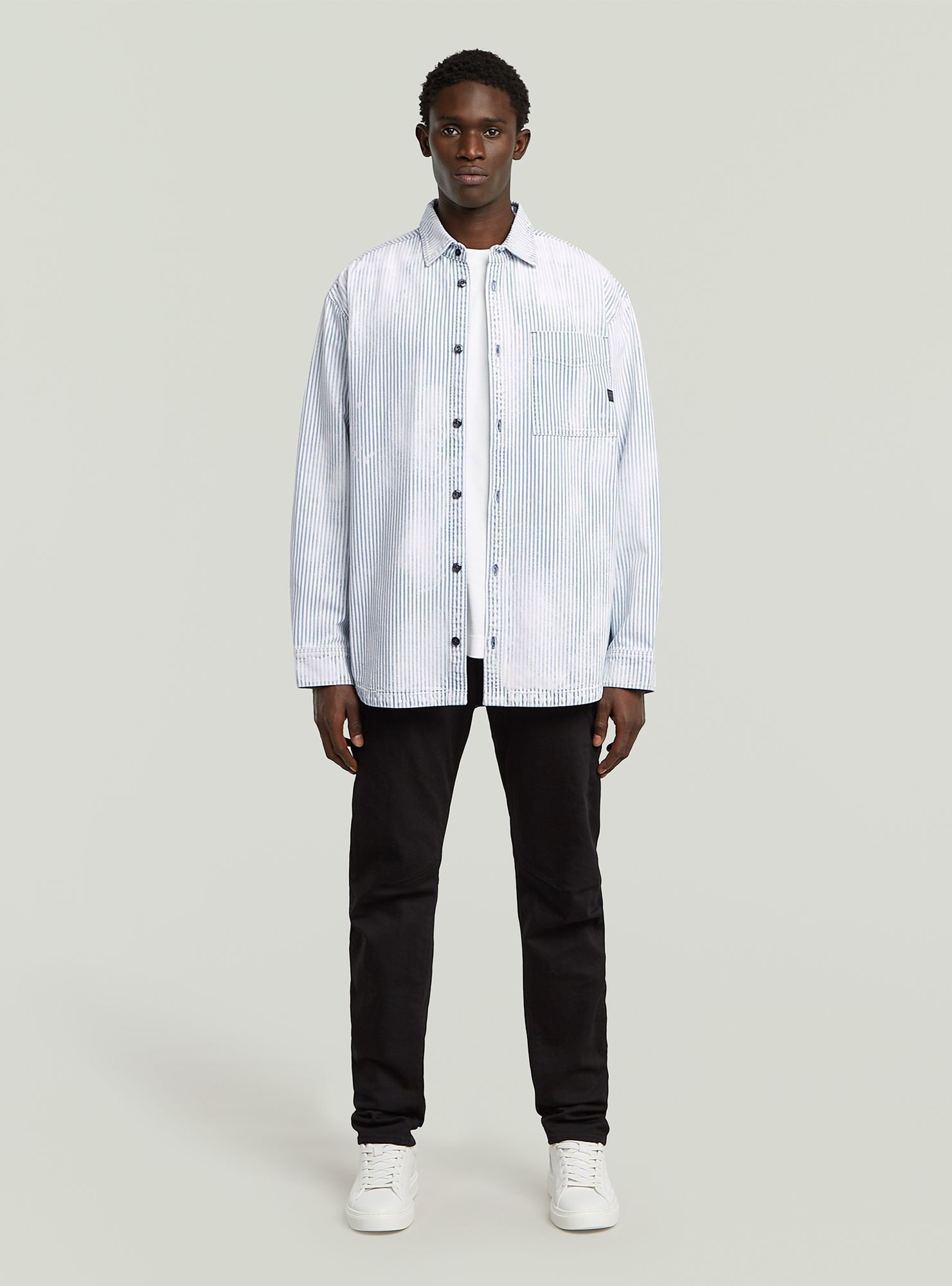 G-STAR Langarmshirt »Oversized 1-Pocket Overshirt«