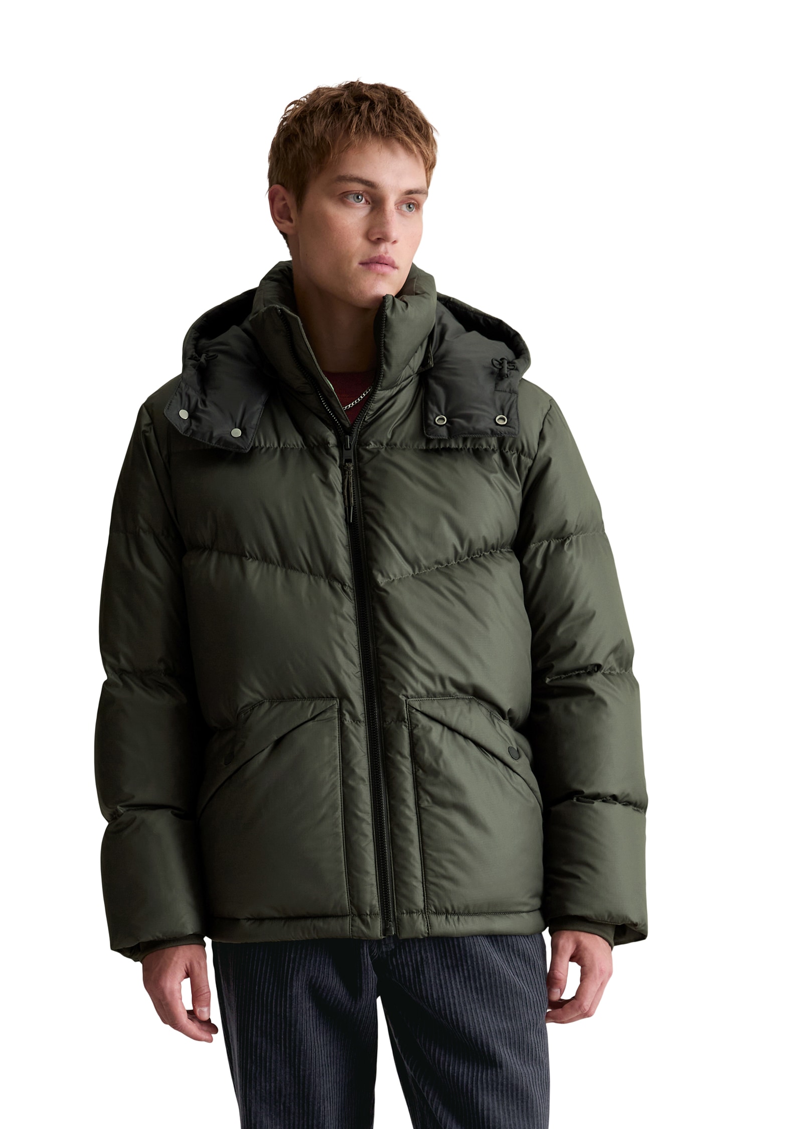 Marc OPolo DENIM mit Kapuze Winterjacke, regular fit, mit abnehmbarer Kapuze