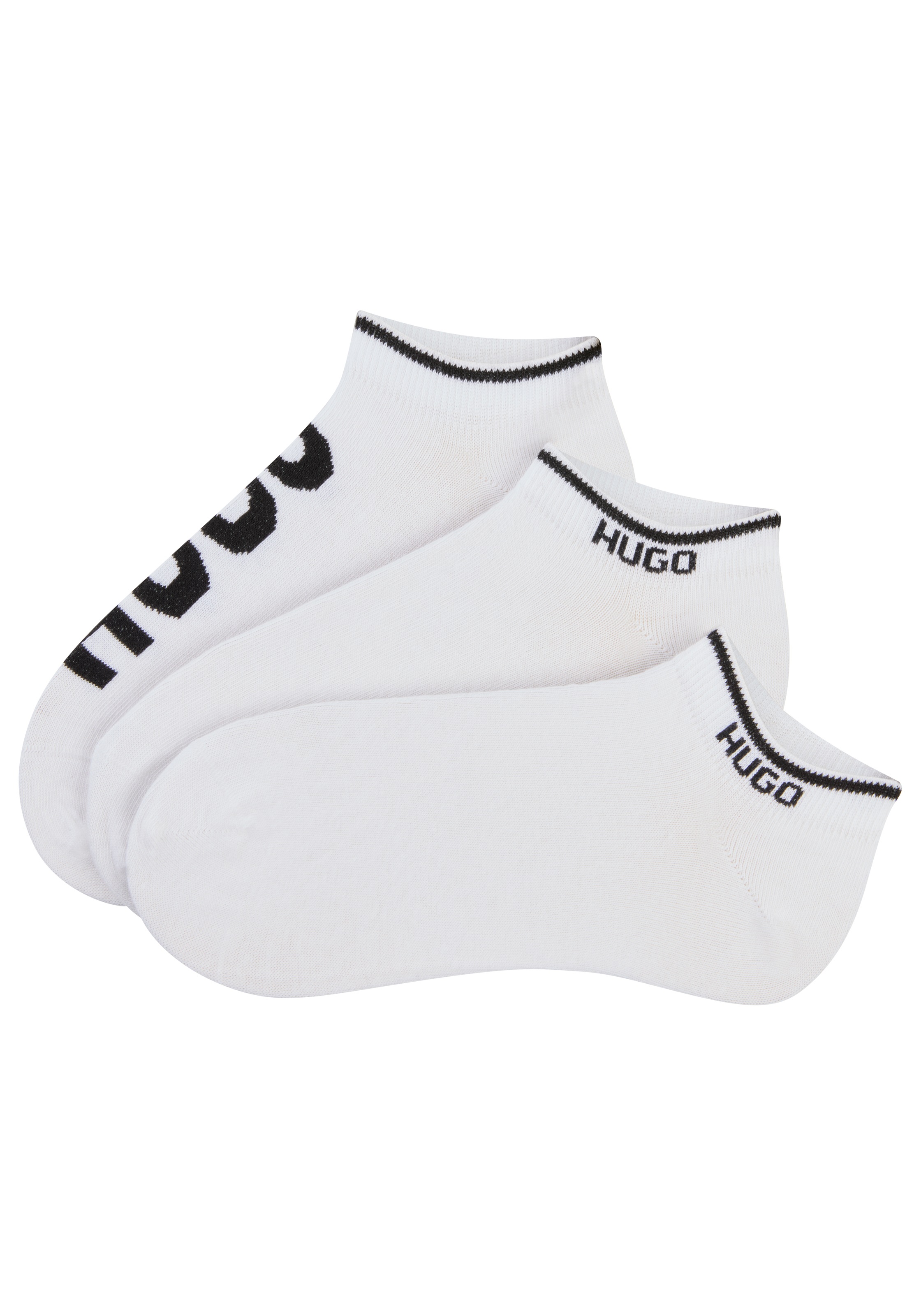 HUGO Underwear Sneakersocken "3P AS LOGO CC" 3 Paar tlg. mit Logodetails günstig online kaufen