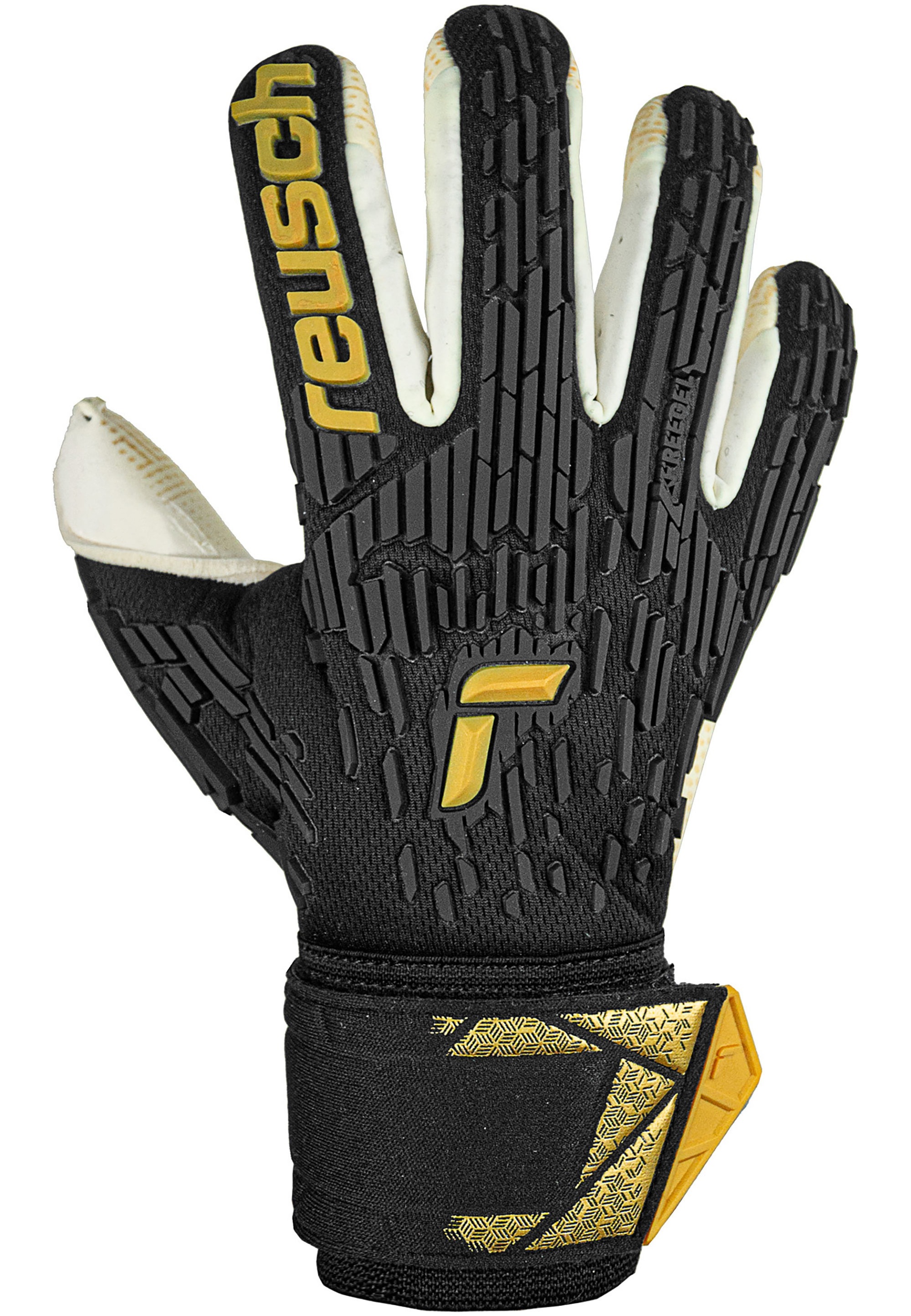 Reusch Torwarthandschuhe "Attrakt Freegel Gold X GluePrint" Finger Support günstig online kaufen