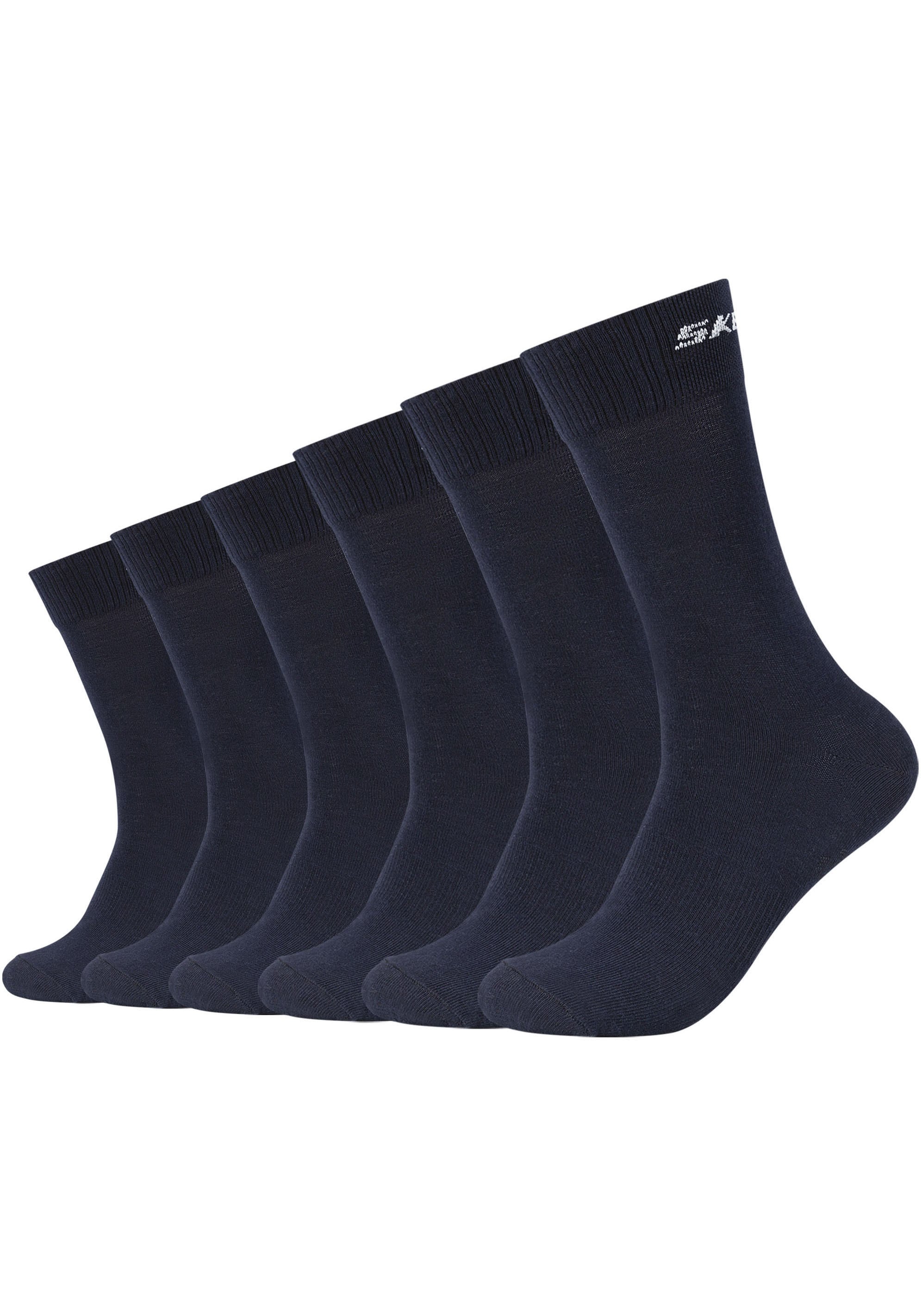 Skechers Socken, (6er Pack), mit verstärktem Fersen- und Zehenbereich