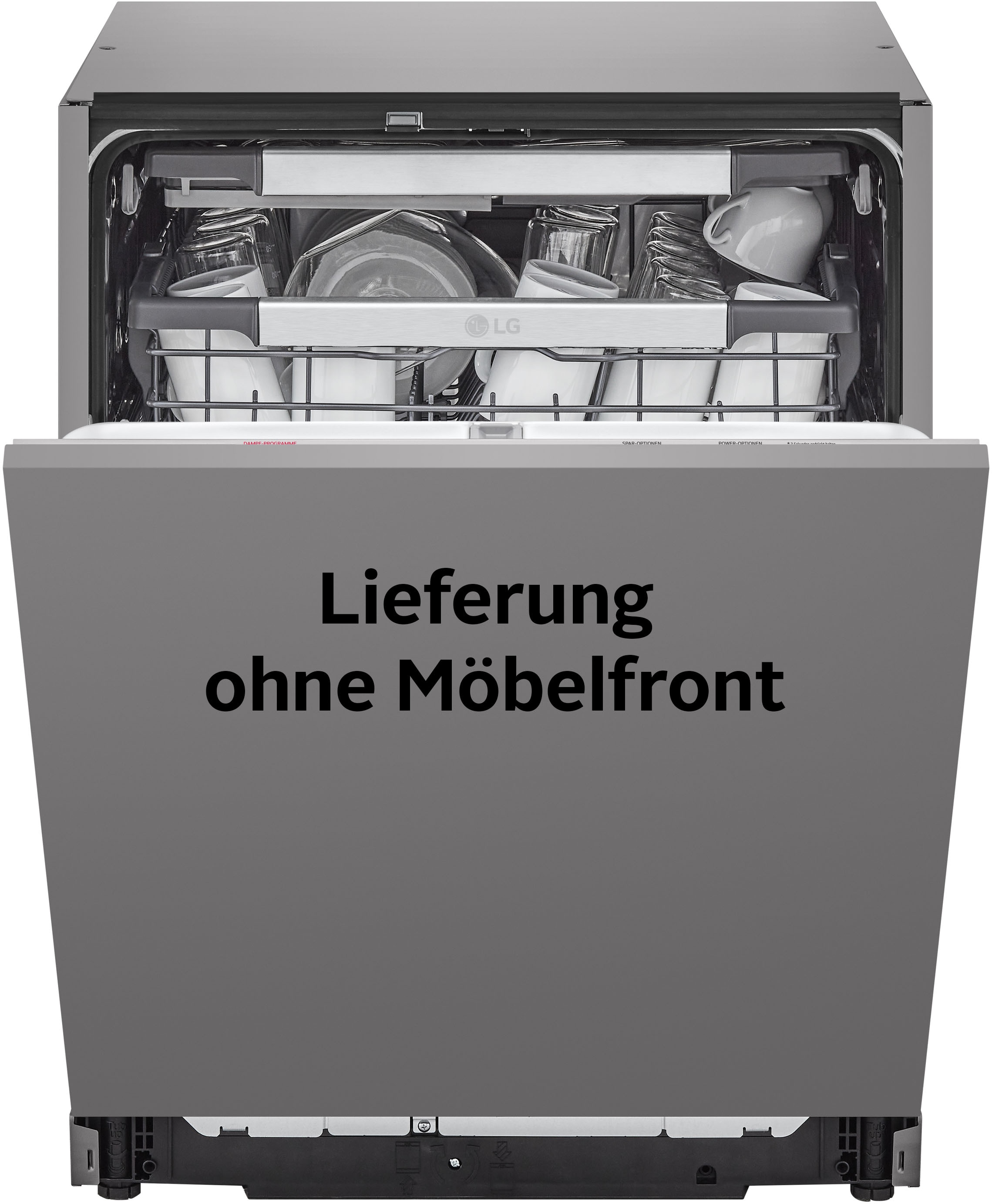 LG "DB476TXS" 14 tlg. Maßgedecke Möbelfront ist nicht im Lieferumfang enthalten