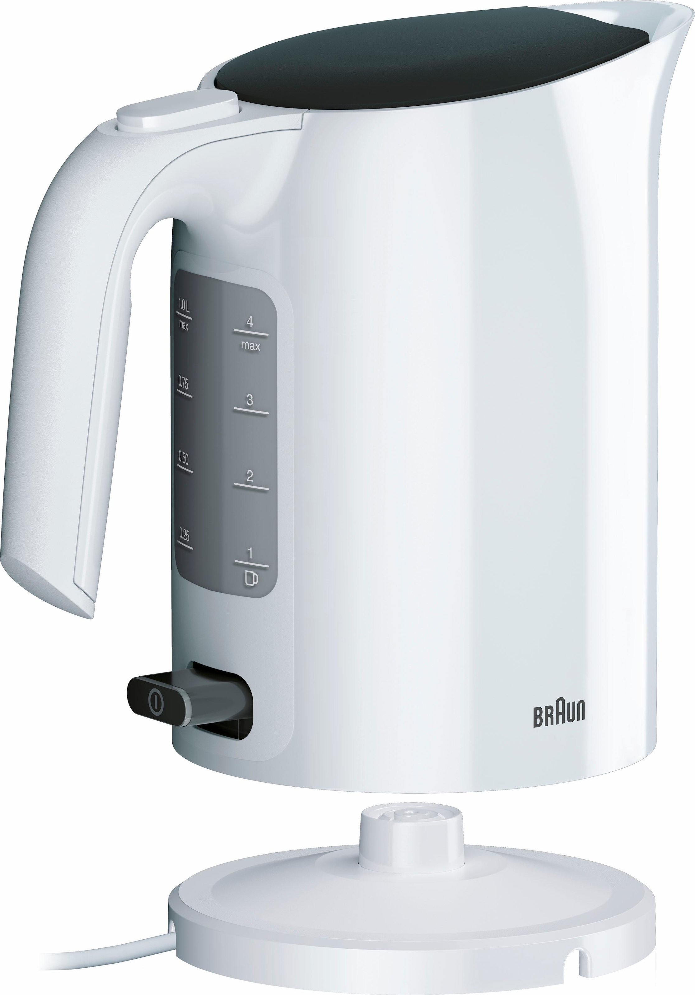 Braun Wasserkocher »WK 3000 WH«, 1 l, 2200 W