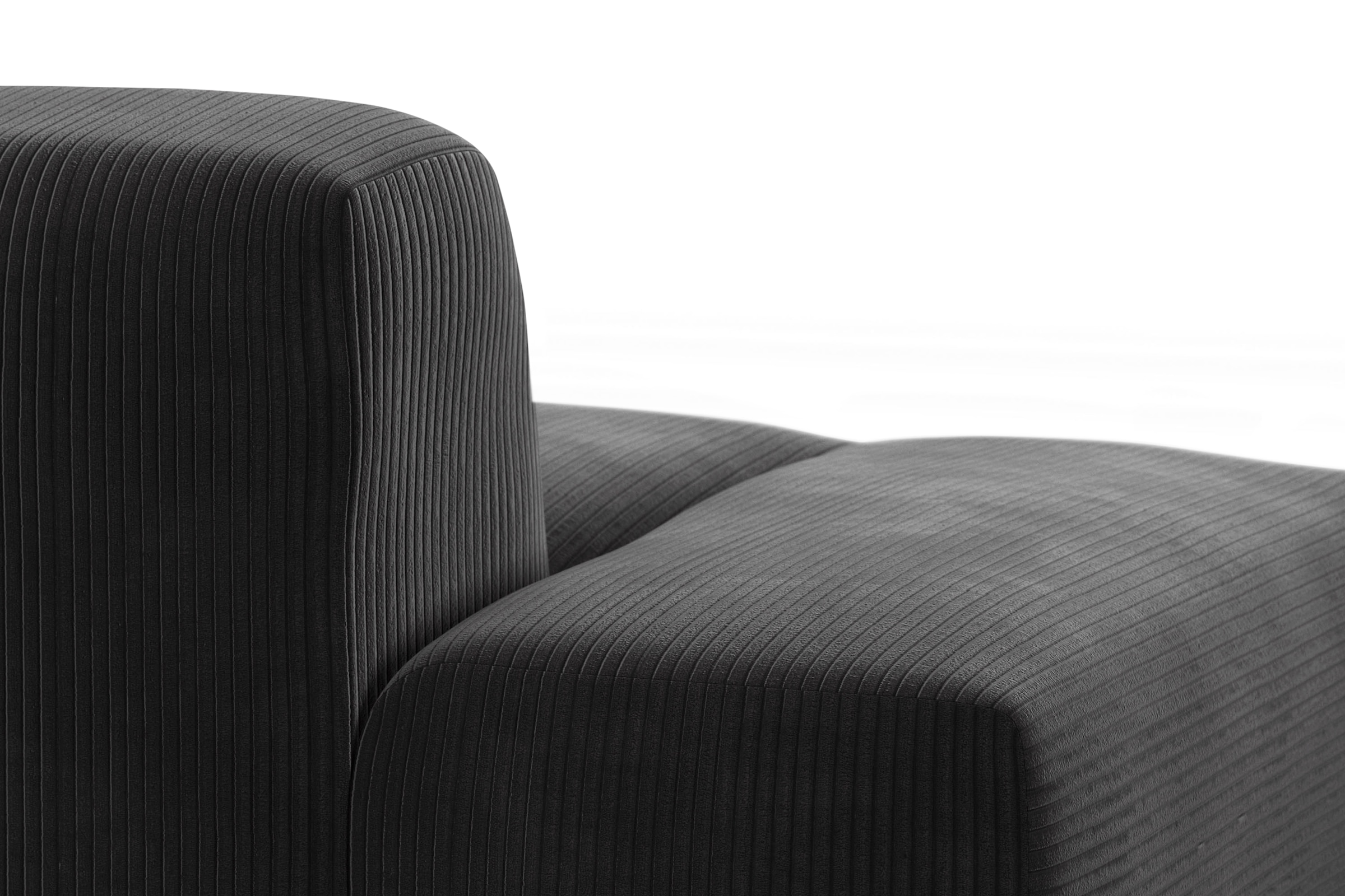 TRENDMANUFAKTUR Big-Sofa »Braga, mit hochwertigem Kaltschaum, Megasofa, in Cord erhältlich«, modernes Big-Sofa, Couch mit hohem Sitzkomfort, 277/72/107 cm (B/H/T)