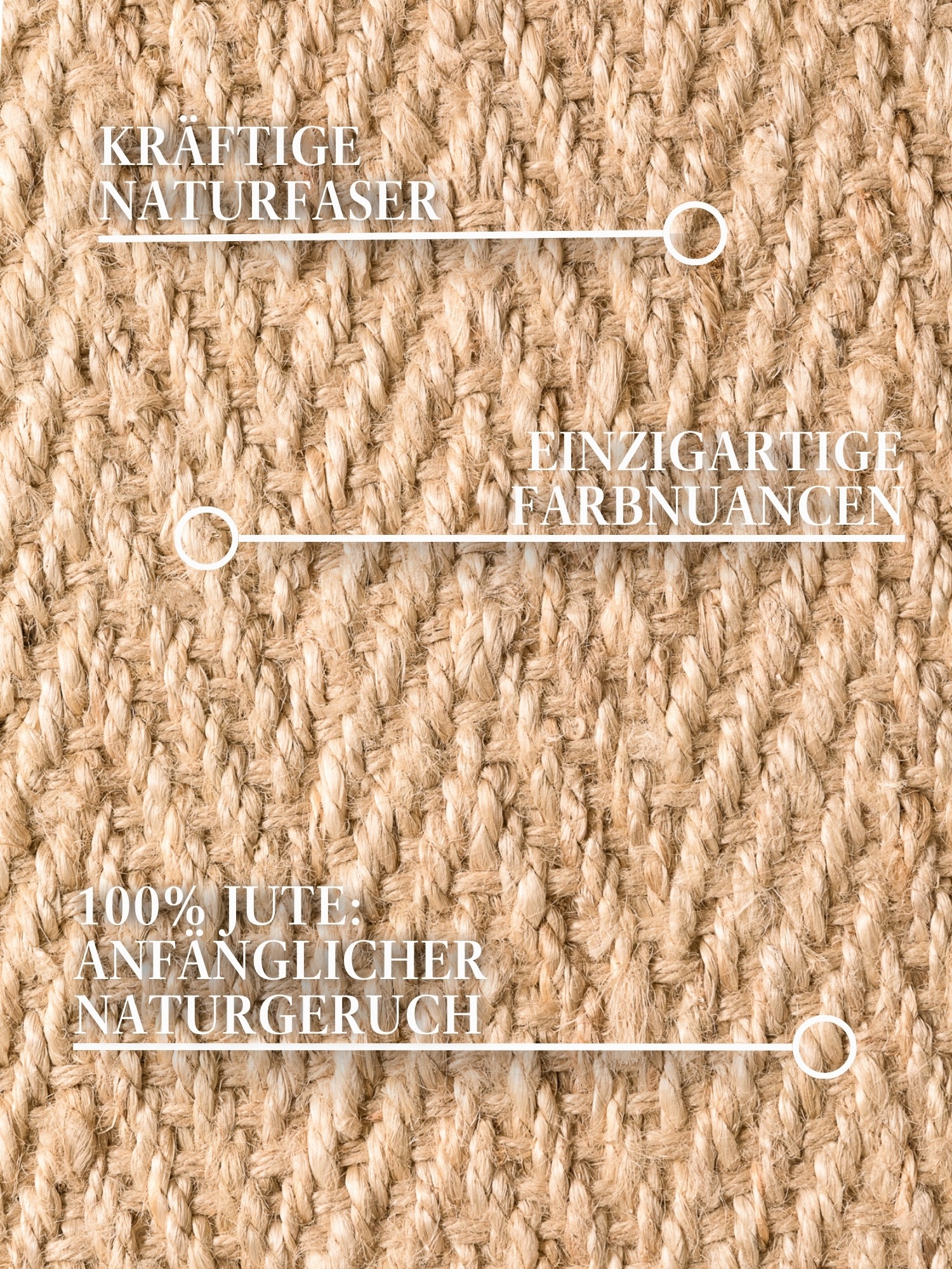 Teppich VILLEROY & BOCH "Mirabelle", natur, gold, B:160cm H:10mm L:230cm, Jute, Teppiche, Teppich, Jute, Natur, Wohnzimmer, Esszimmer, Schlafzimmer, Fischgrätendesign 3