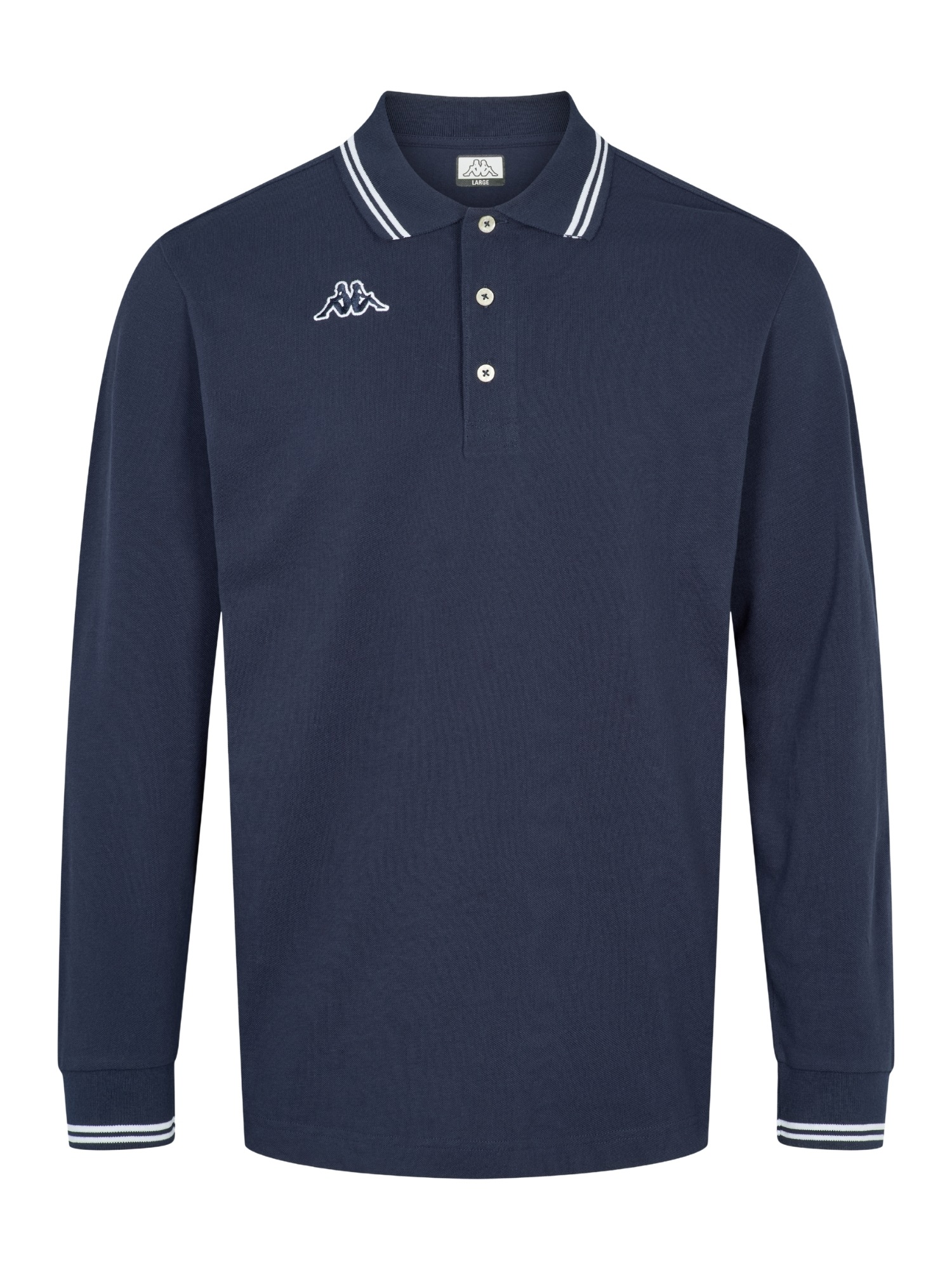 Kappa Langarmhemd "Kappa Long Sleeve Polo Logo Maltax 5" günstig online kaufen