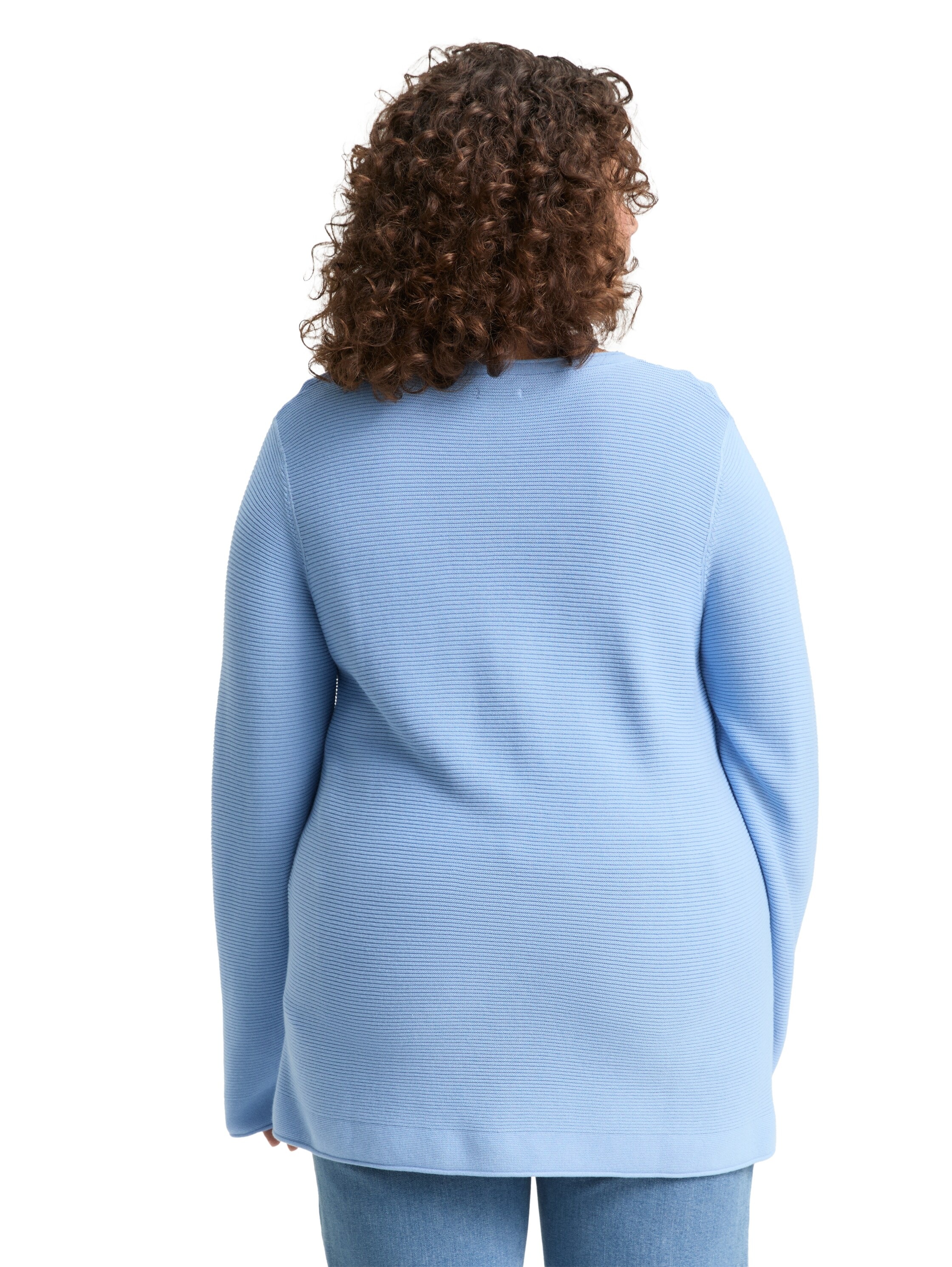TOM TAILOR PLUS Strickpullover aus Bio-Baumwolle günstig online kaufen