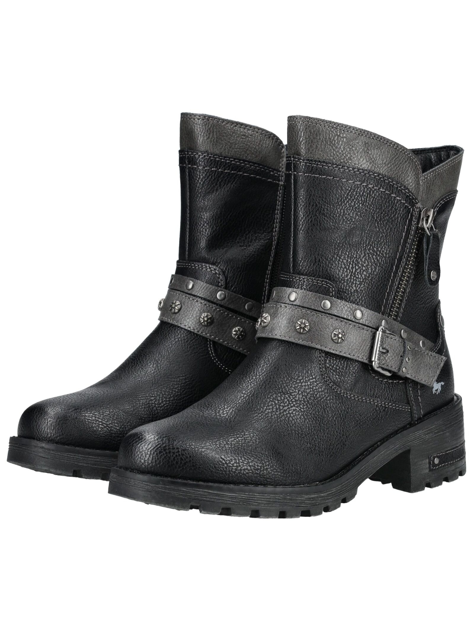 Mustang Shoes Bikerboots »Mustang Shoes Stiefelette Lederimitat«