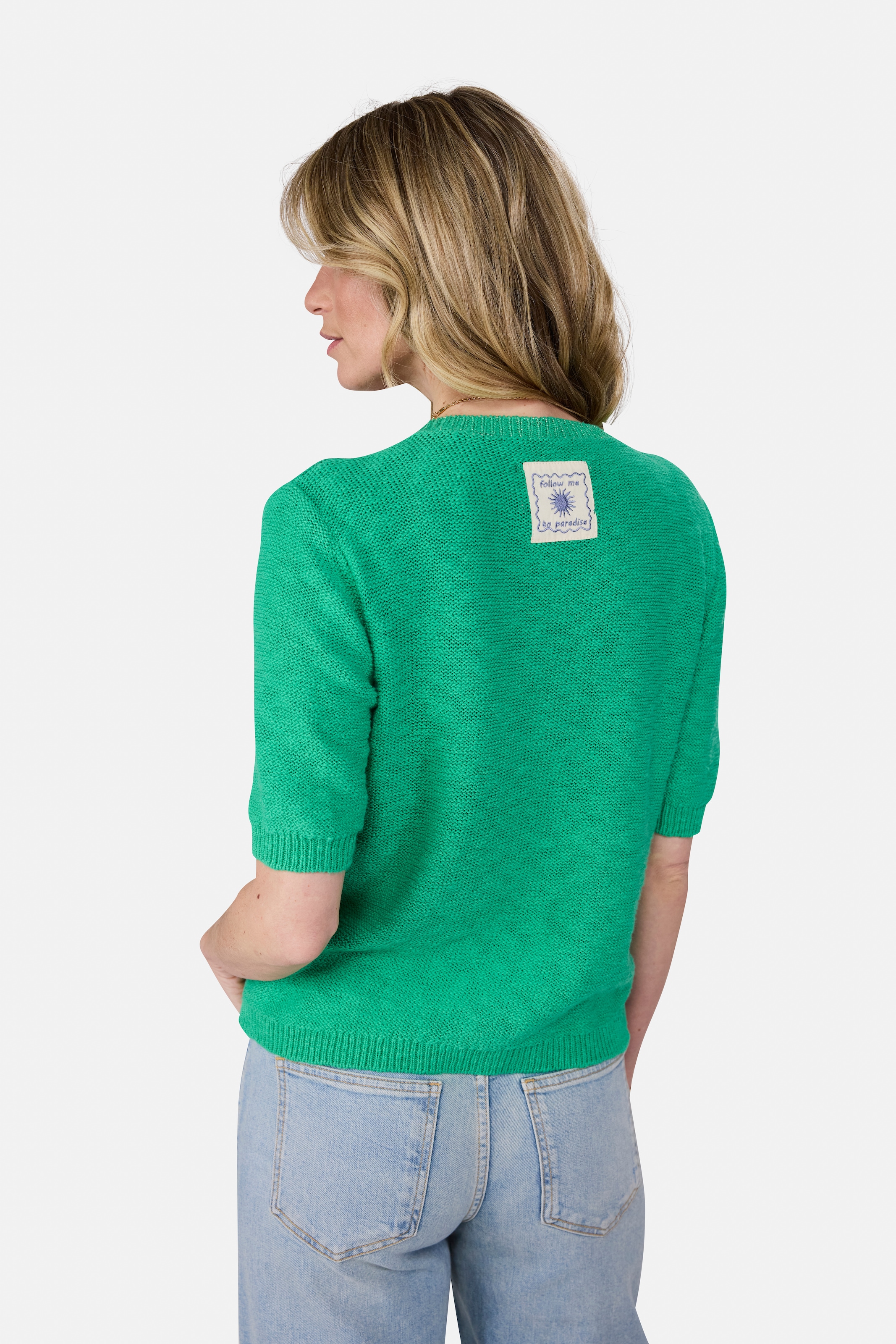 Lieblingsstück Strickjacke »SanjaL«, mit aufgesetzten Taschen, durchgehende Knopfleiste