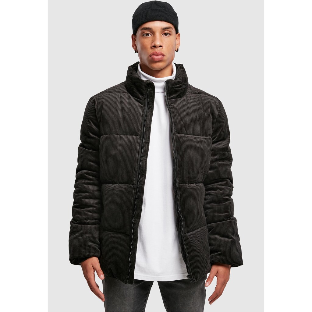 URBAN CLASSICS Winterjacke »Herren Boxy Corduroy Puffer Jacket«, (1 St.), ohne Kapuze