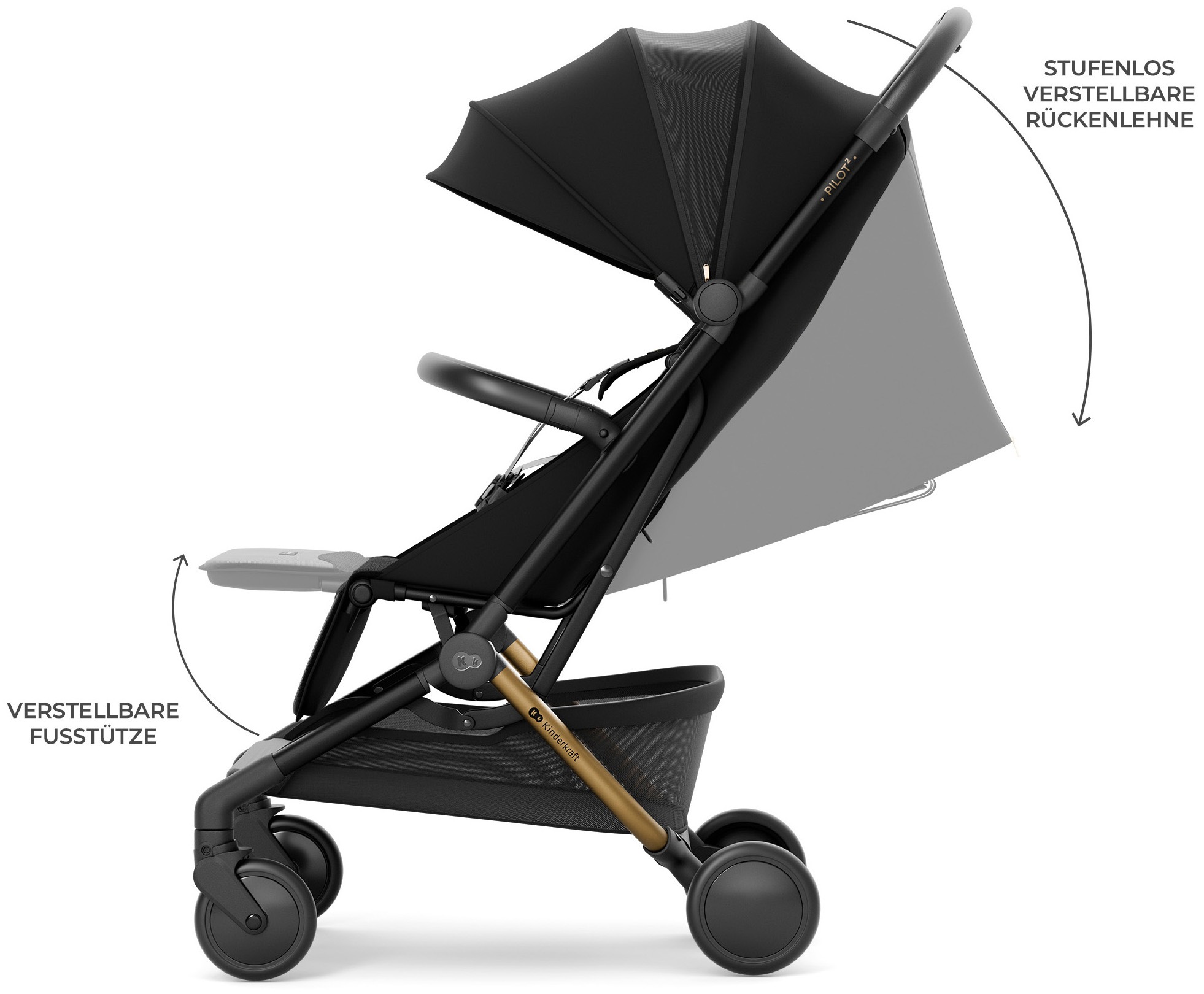 Kinderkraft Kinder-Buggy »PILOT 2« 22 kg