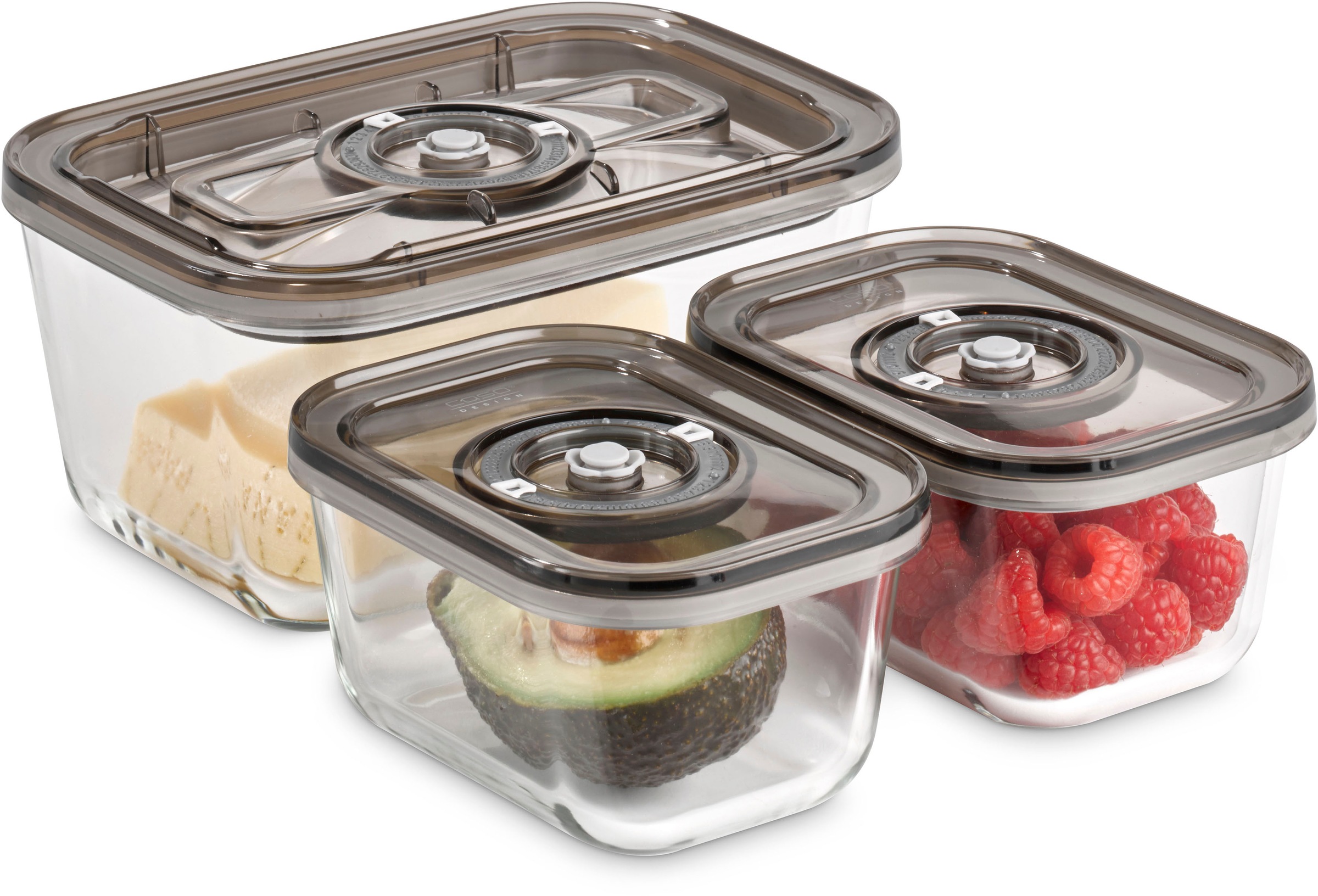 Caso Vakuumbehälter "1177 VacuBoxx Eco-Set" Set, 1 Vakuumschlauch mit Adapt günstig online kaufen