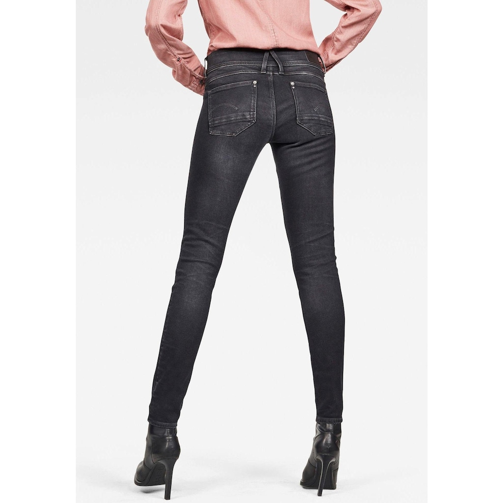 G-Star RAW Skinny-fit-Jeans »Mid Waist Skinny«, mit Elasthan-Anteil