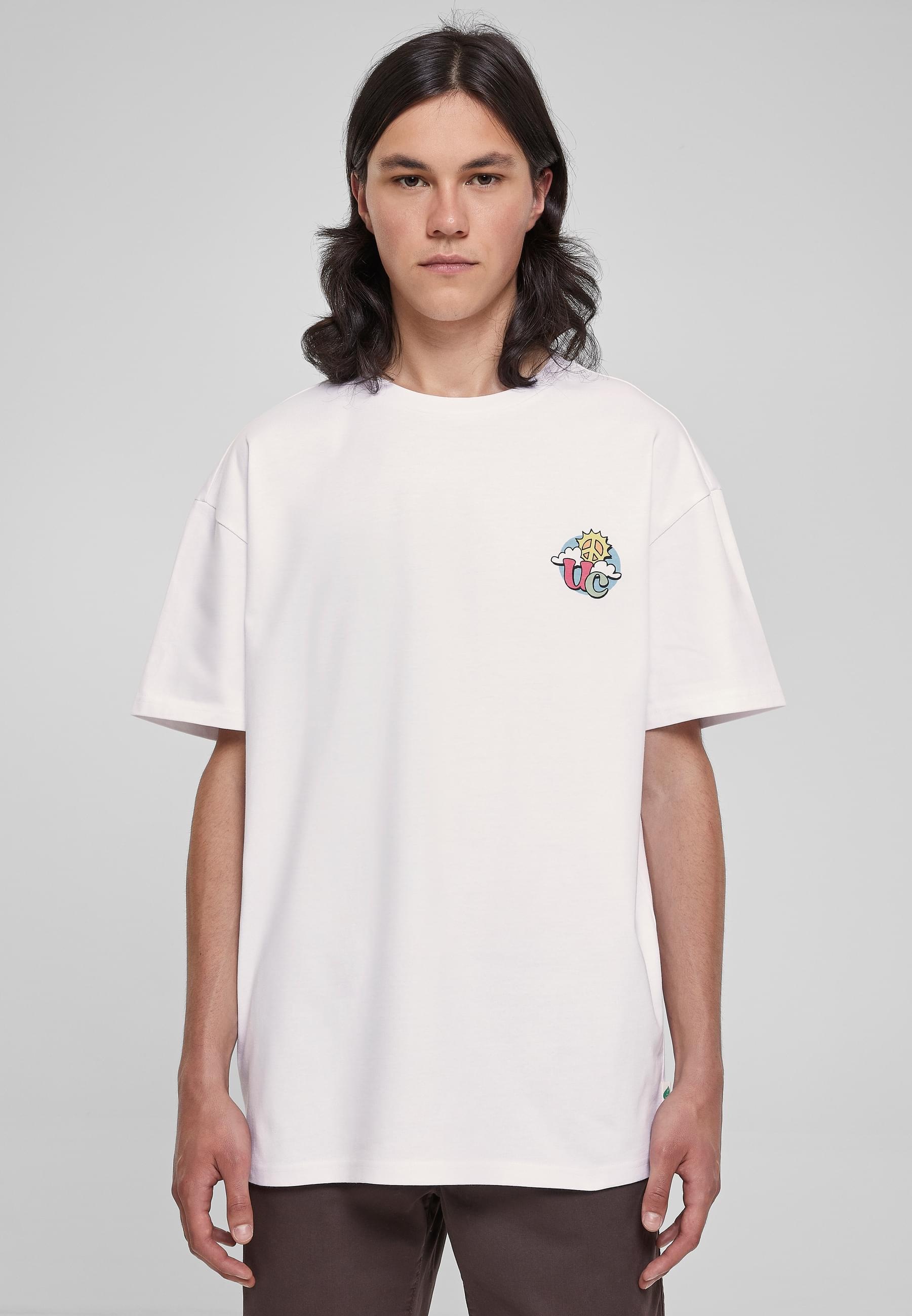 URBAN CLASSICS T-Shirt »Urban Classics Herren Organic Cloudy Tee«, (1 tlg.)