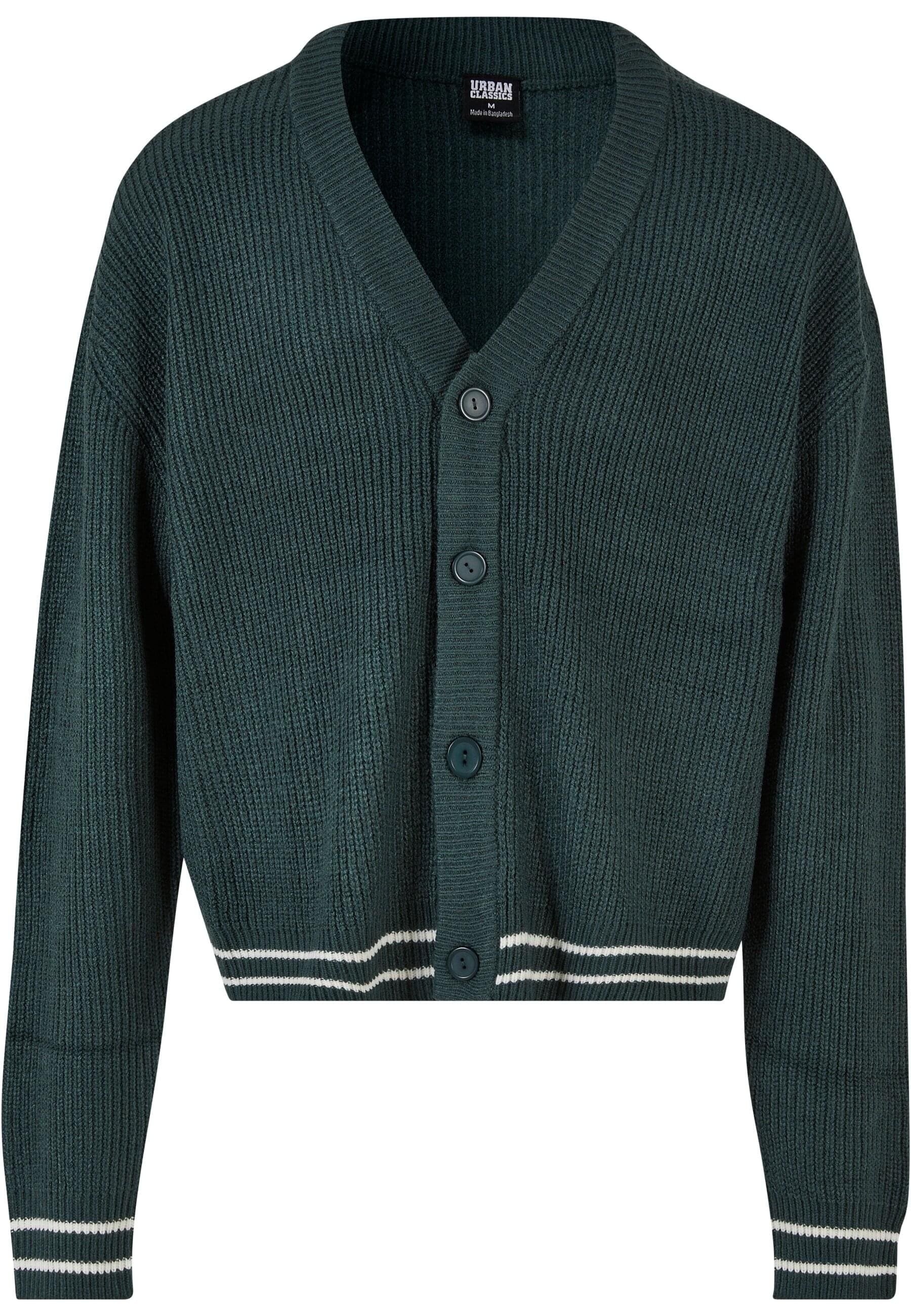 URBAN CLASSICS Strickjacke »Urban Classics Herren Sporty Boxy Cardigan«, (1 tlg.)