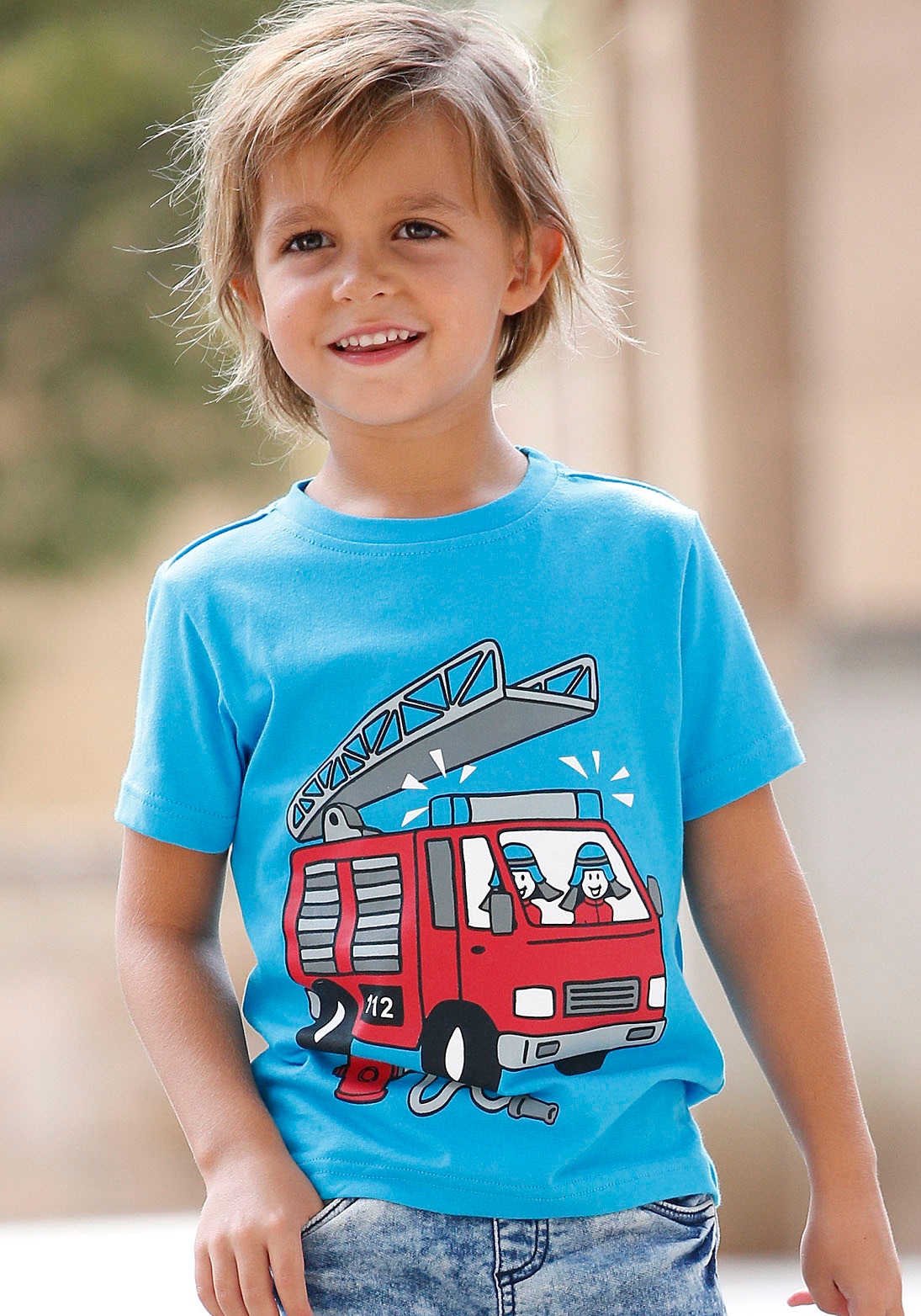 online BAUR »FEUERWEHR«, Auto bestellen KIDSWORLD | T-Shirt