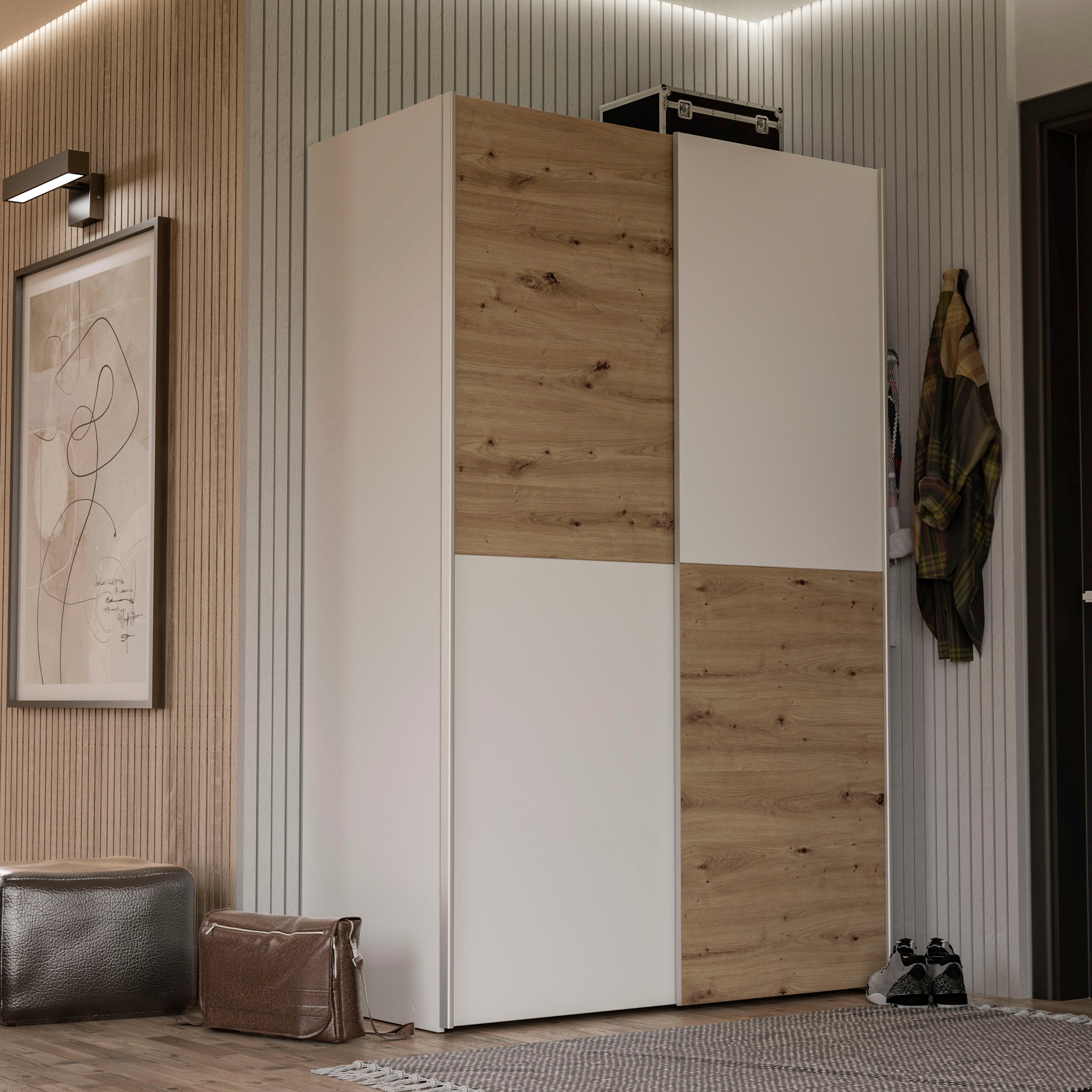 FORTE Kleiderschrank, (B/H/T ca. 120x190,5x61,2 cm) günstig online kaufen