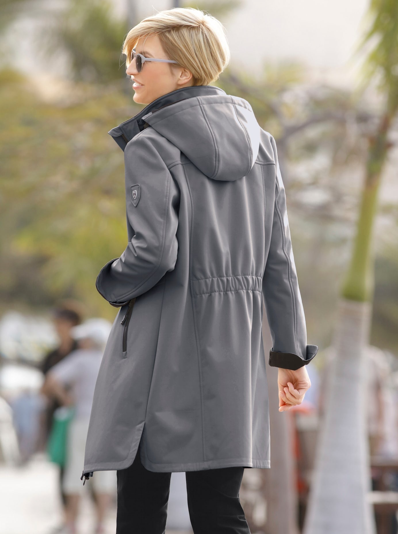 Casual Looks Softshelljacke, mit Kapuze