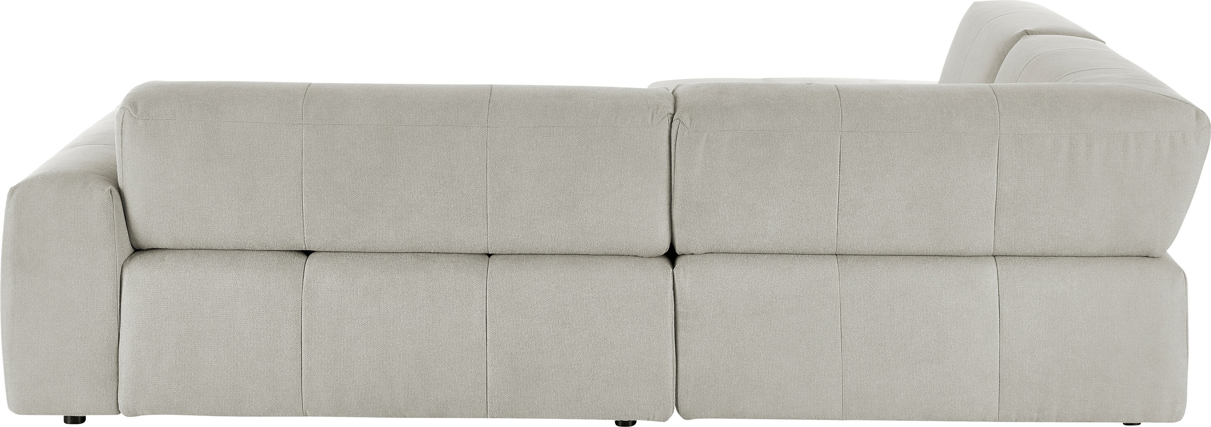 3C Candy Ecksofa »Yoshy Komfortsofa, bequem und modern, hochwertige Verarbeitungsdetails«, Zwei verschiedene Sitztiefen durch verstellbare Rückenlehne, L-Form