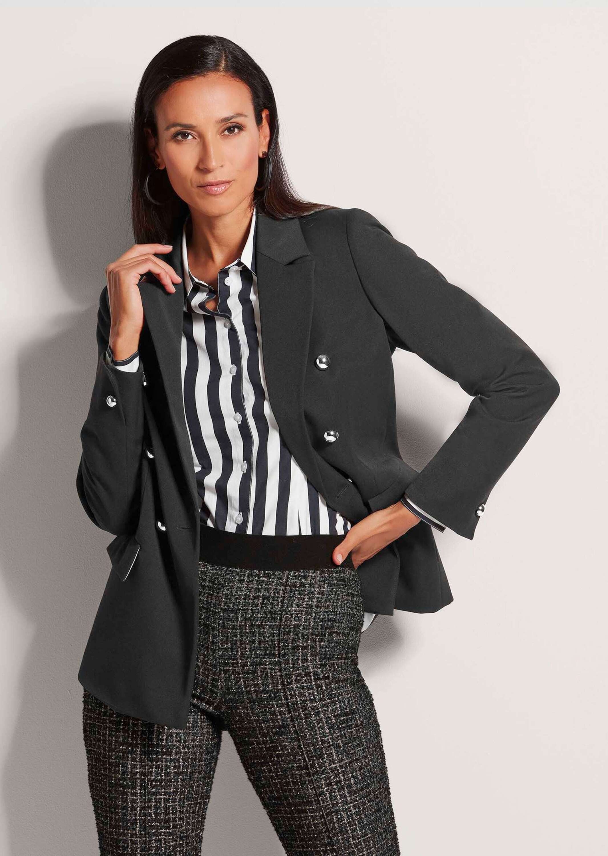 MADELEINE Jackenblazer »Blazer Zweireihiger Longblazer«