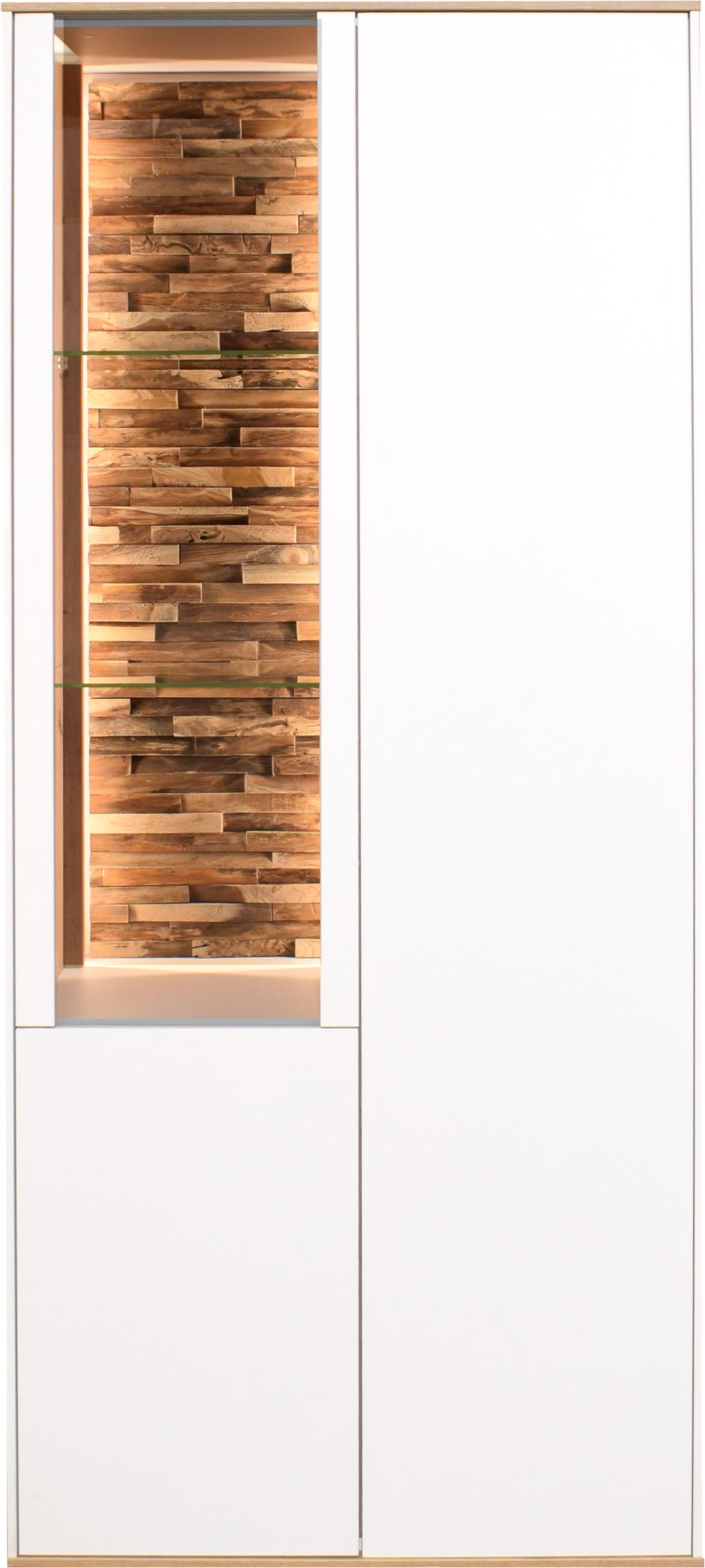Mäusbacher Vitrine "Faro", Faro Vitrinenschrank B 81 cm, inkl. Beleuchtung, günstig online kaufen