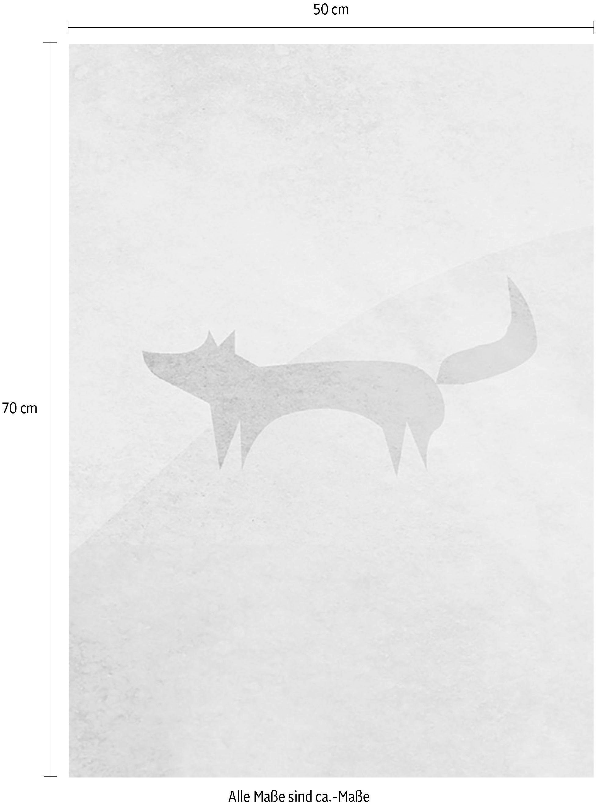 Komar Poster »Wild and Free Fox«, Tiere, (1 St.), Kinderzimmer, Schlafzimmer,  Wohnzimmer | BAUR