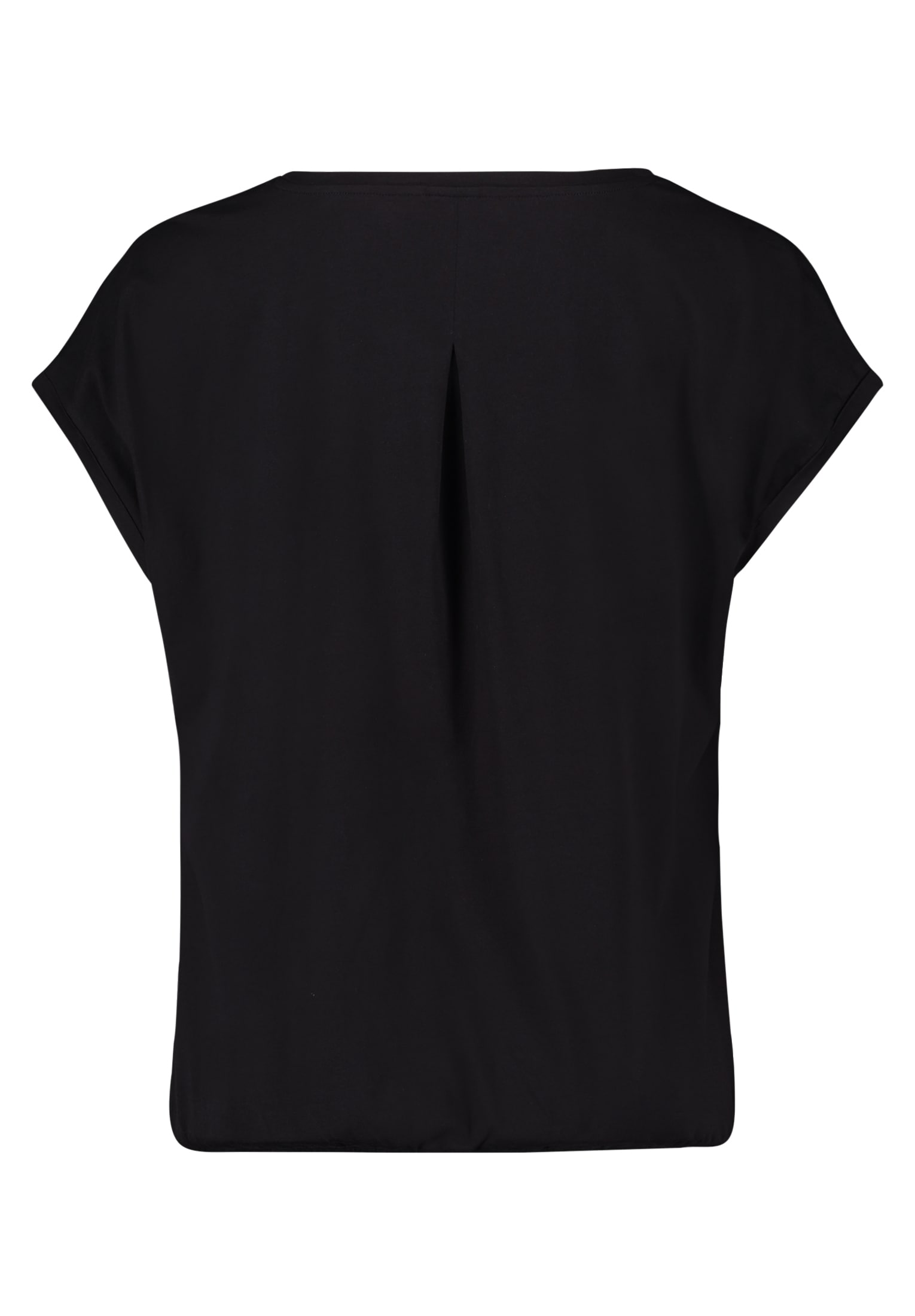 Betty&Co Kurzarmshirt »Betty & Co Casual-Shirt mit Print«, (1 tlg.), Materialmix