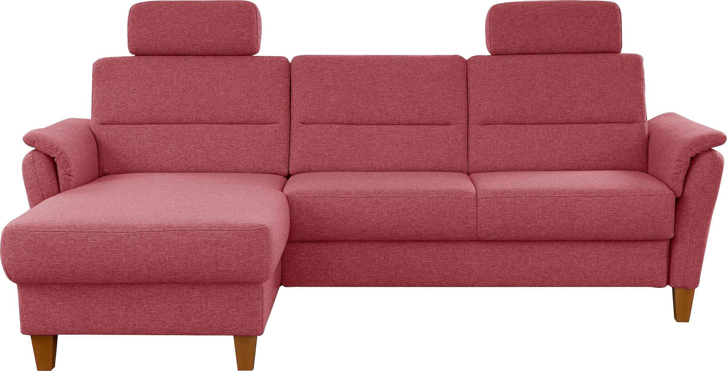 Home affaire Ecksofa "Palmera L-Form, B: 244 cm - OTTO. Verlässliche Qualität." optional Schlaffunktion & Bettkasten, Federkern
