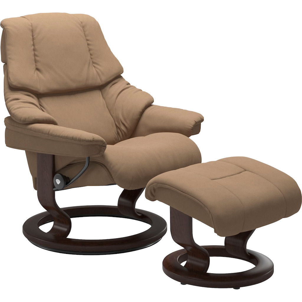 Stressless® Relaxsessel »Reno«, (Set, Relaxsessel mit Hocker)