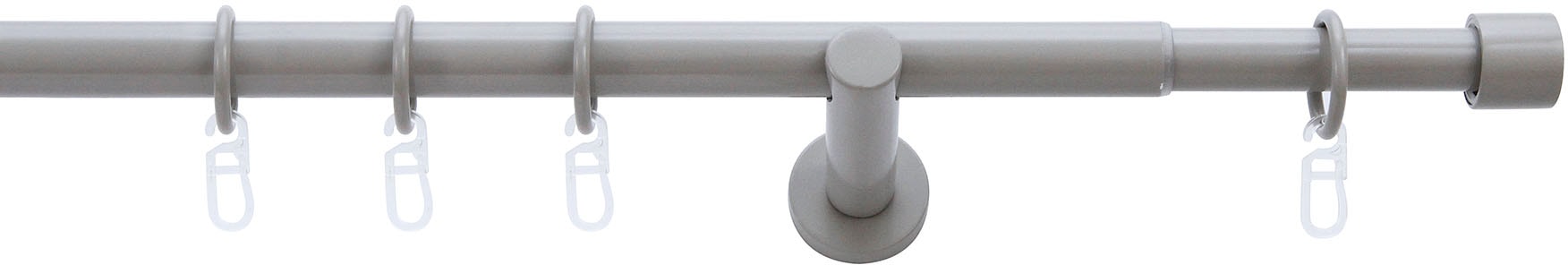 indeko Gardinenstange "Andrax" Ø 20 mm 1 läufig-läufig ausziehbar stufenlos günstig online kaufen