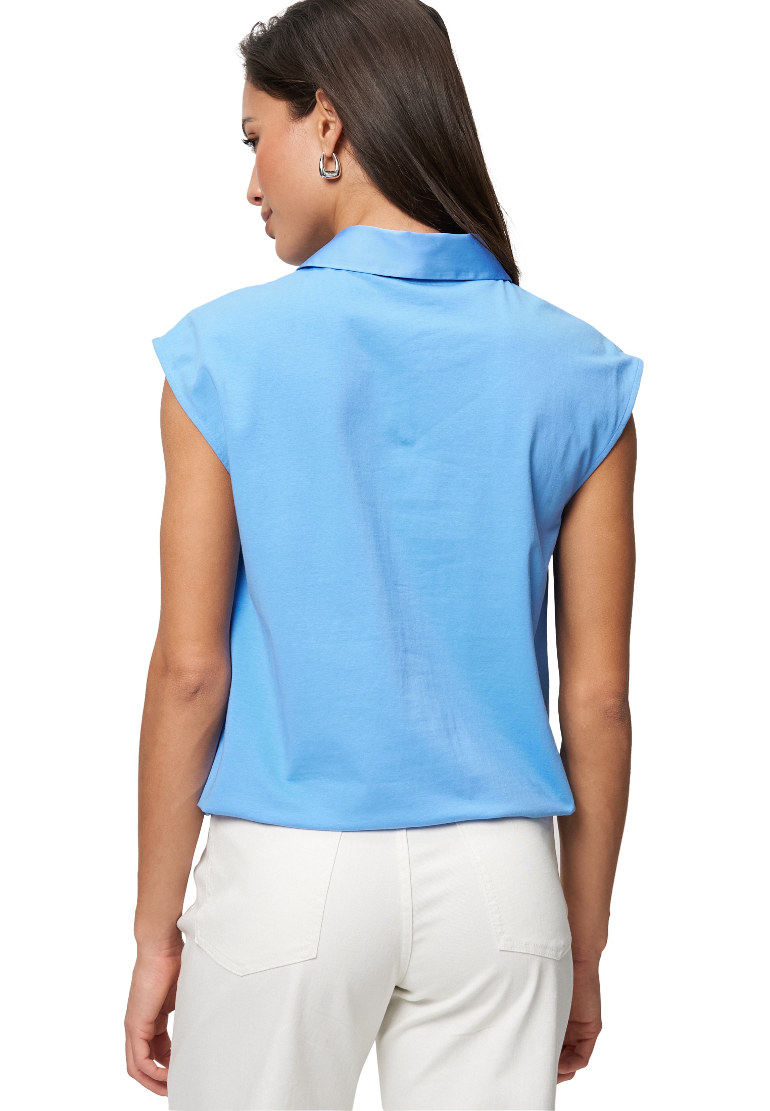 Zero Klassische Bluse »zero Bluse mit Bindeband«