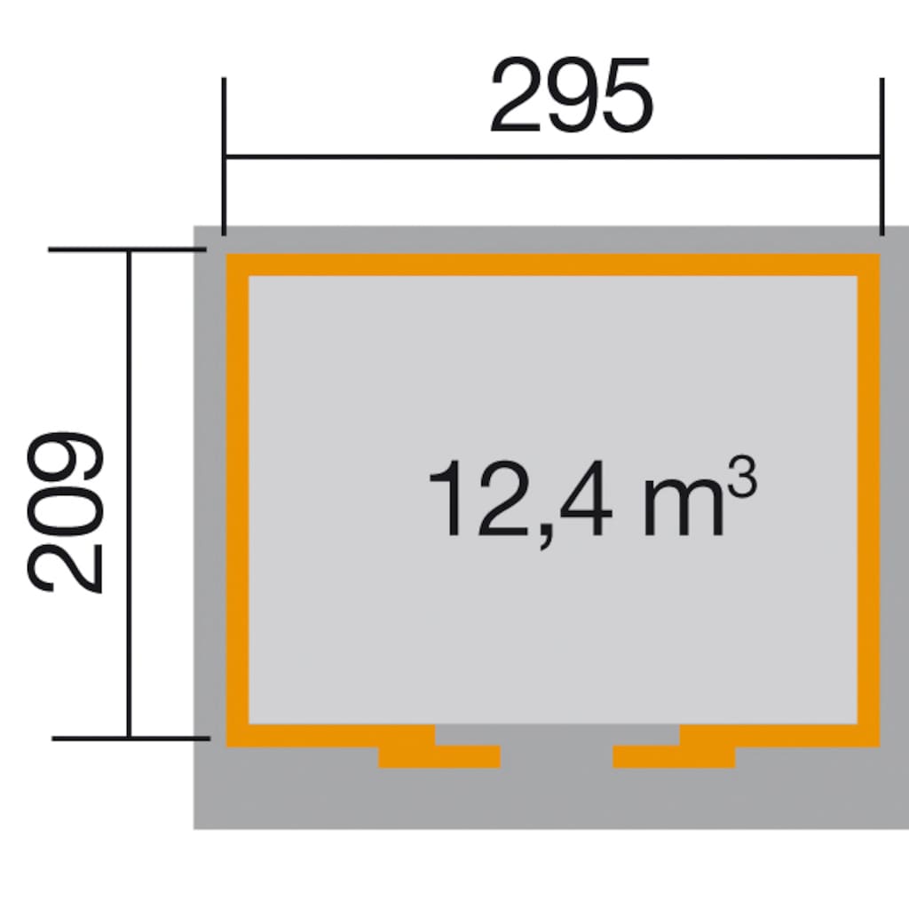 weka Gartenhaus »225 Gr.1«