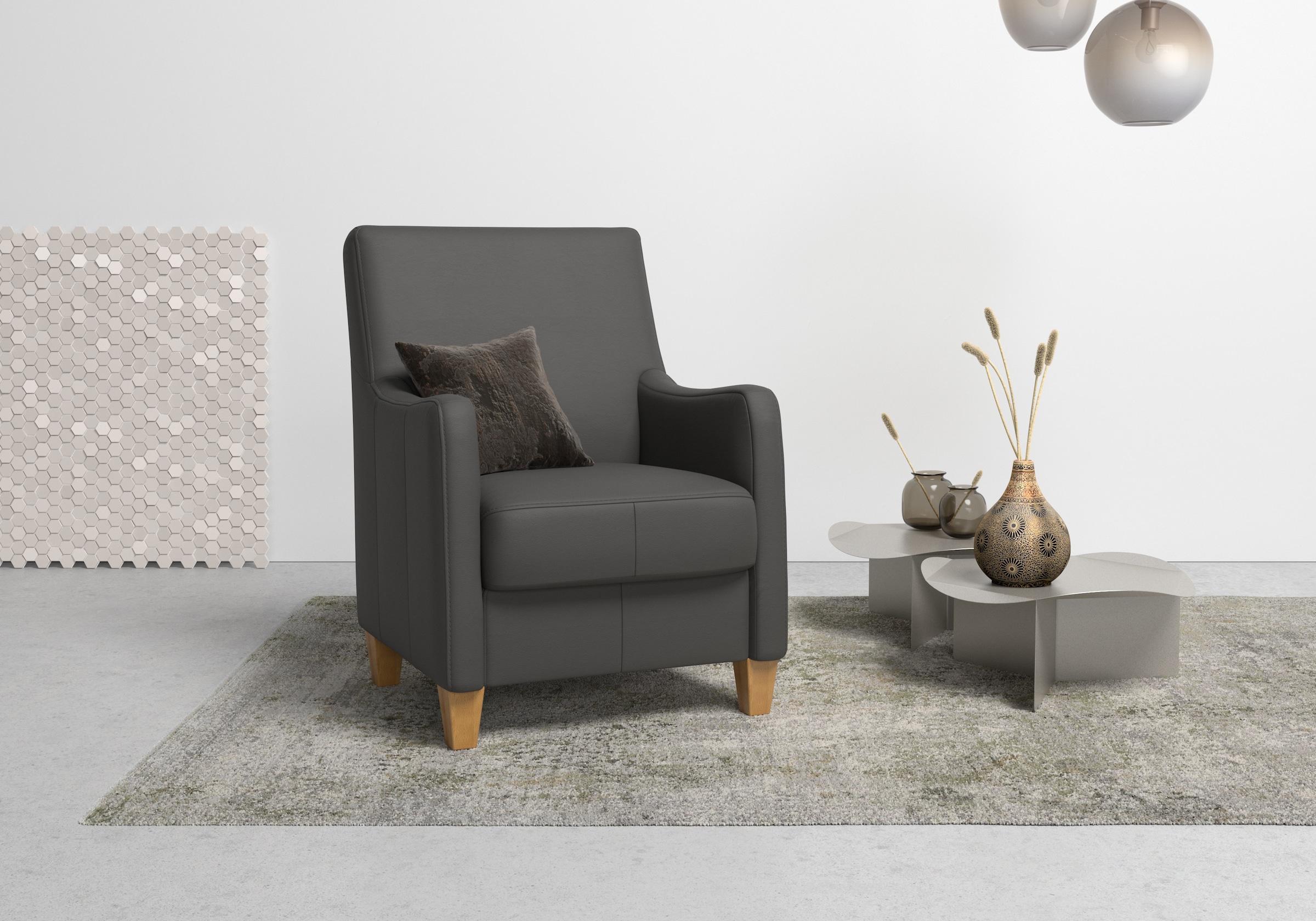 Home affaire Sessel "Palmera, B: 70 cm" mit Federkern günstig online kaufen