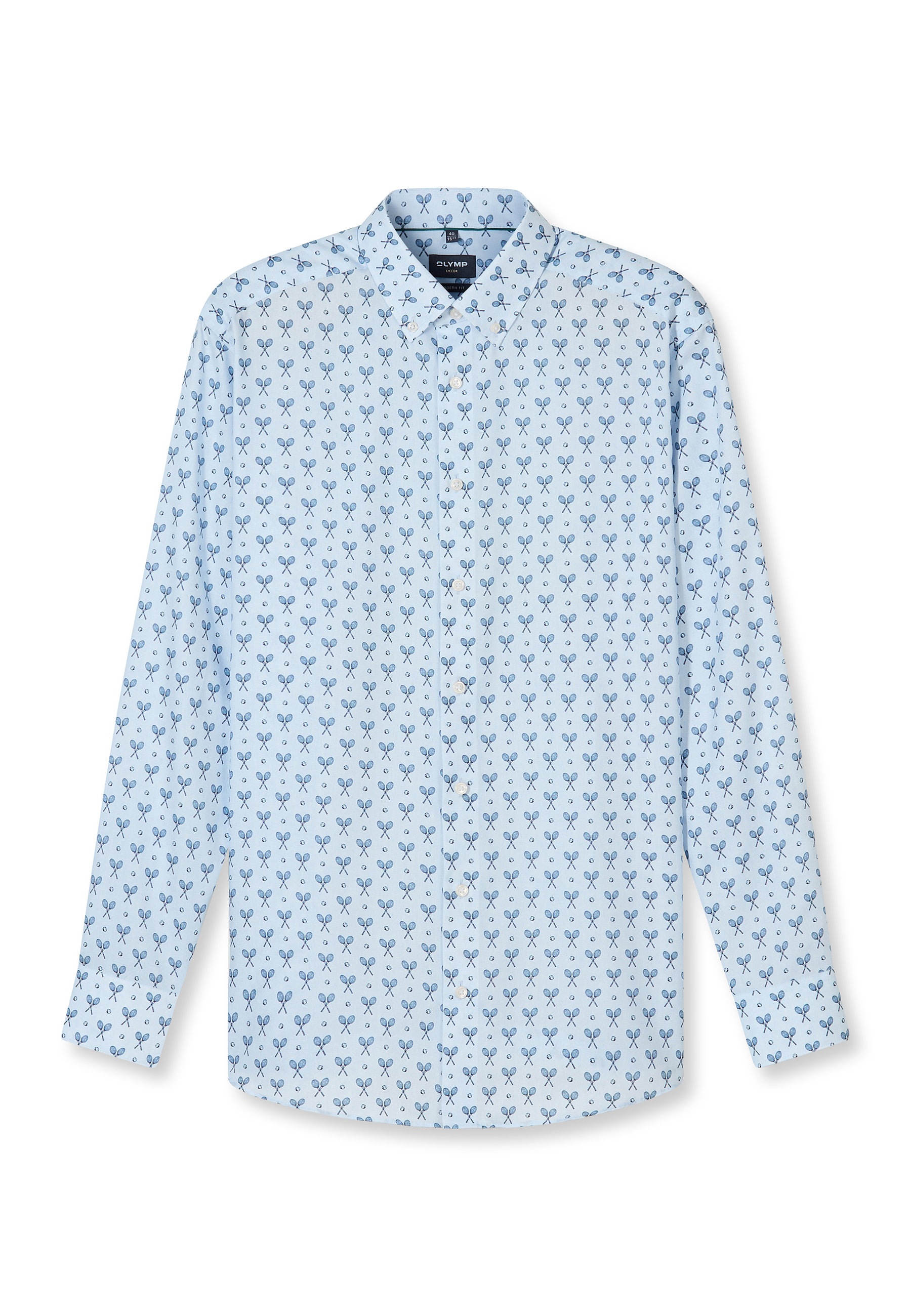 OLYMP Luxor Button-down Shirt Blue 39 6