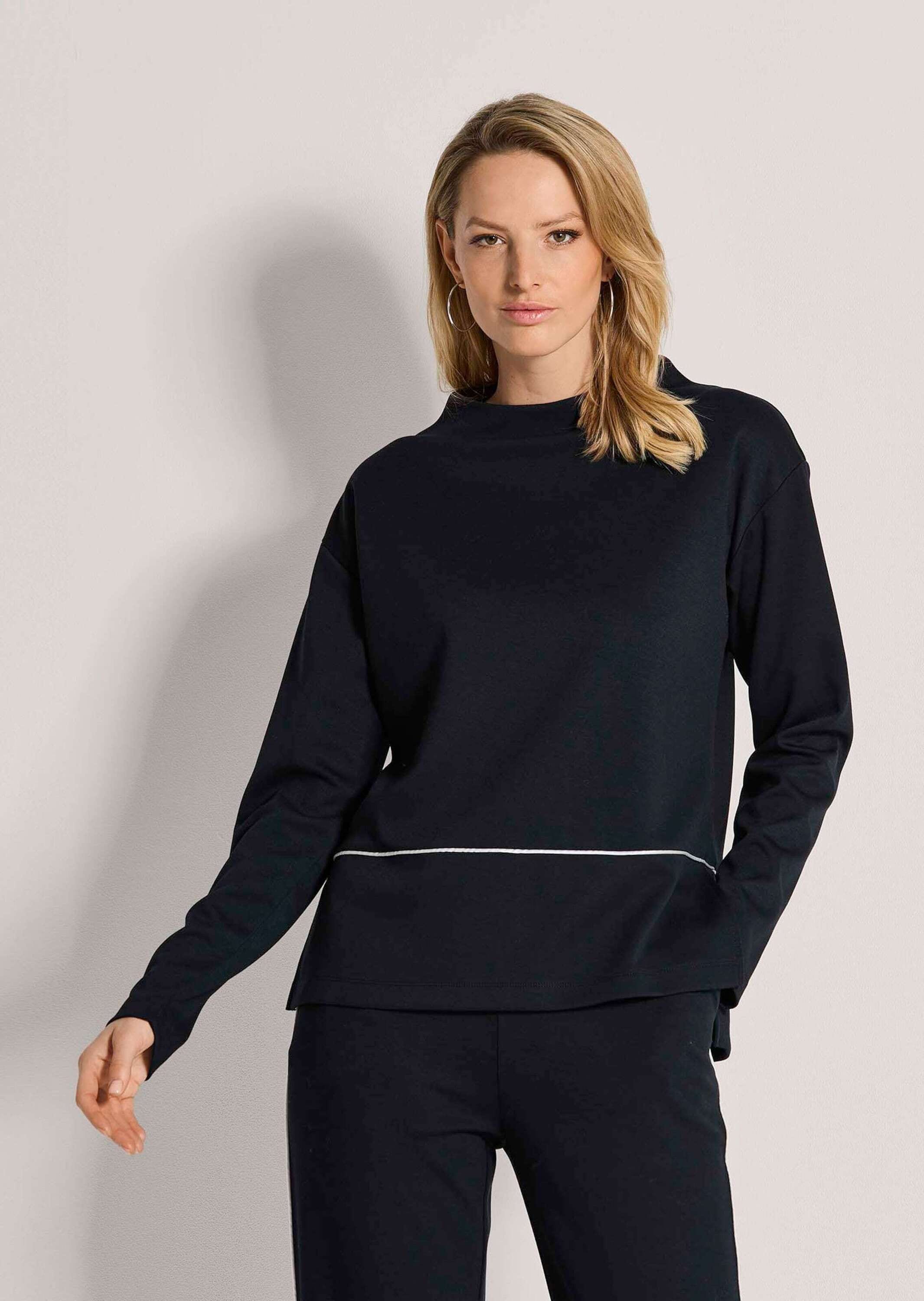 MADELEINE Langarmshirt »Shirt Sportives Sweatshirt mit Stehkragen«