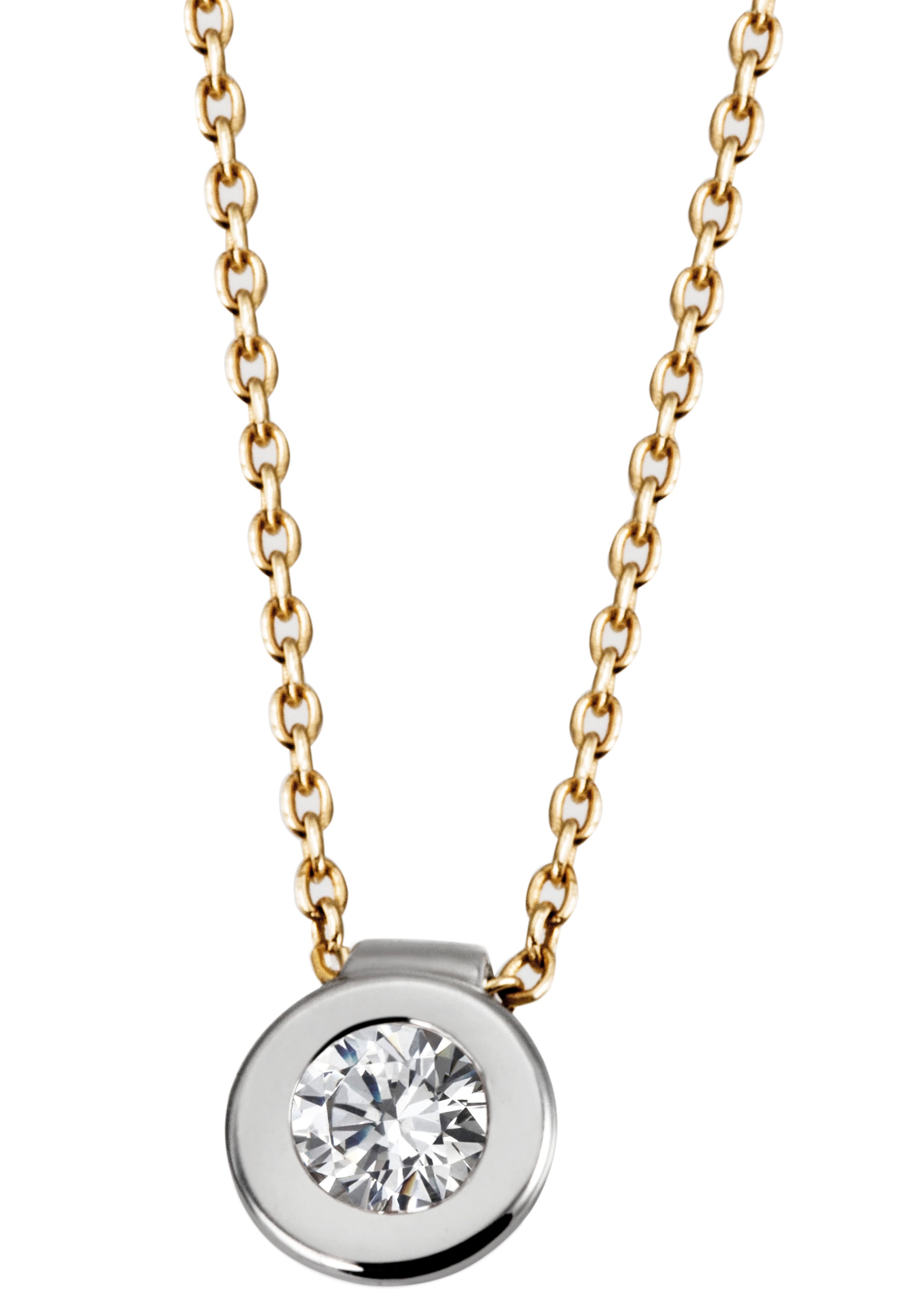 Firetti Kette mit Anhänger »Schmuck Geschenk Gold 585 Halsschmuck Halskette  Goldkette Ankerkette«, zu Kleid, Shirt, Jeans, Sneaker! Anlass Geburtstag  Weihnachten für kaufen | BAUR