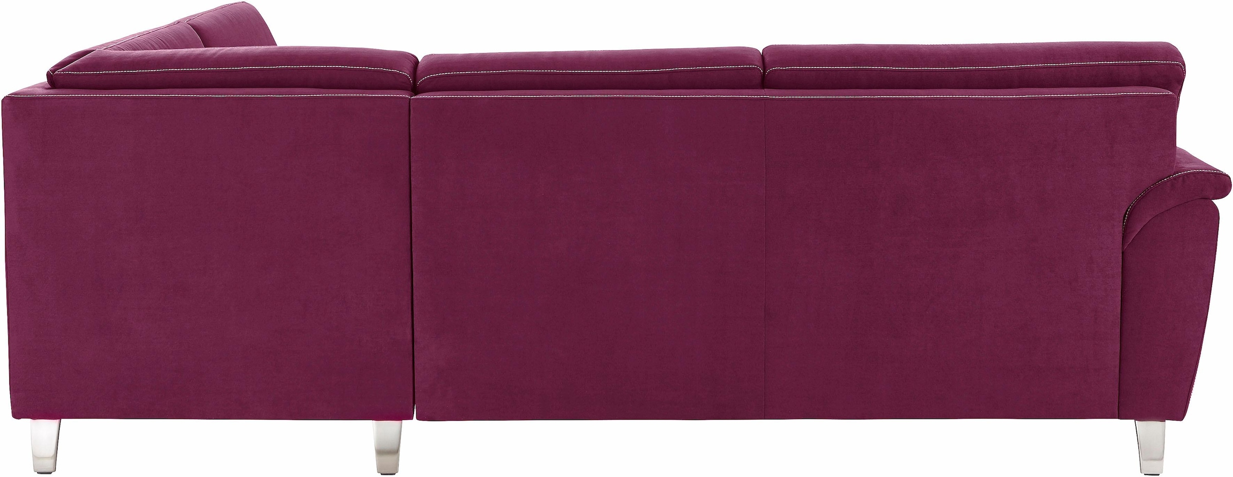 sit&more Ecksofa »Texel L-Form«, mit Federkern, wahlweise mit Bettfunktion und Bettkasten